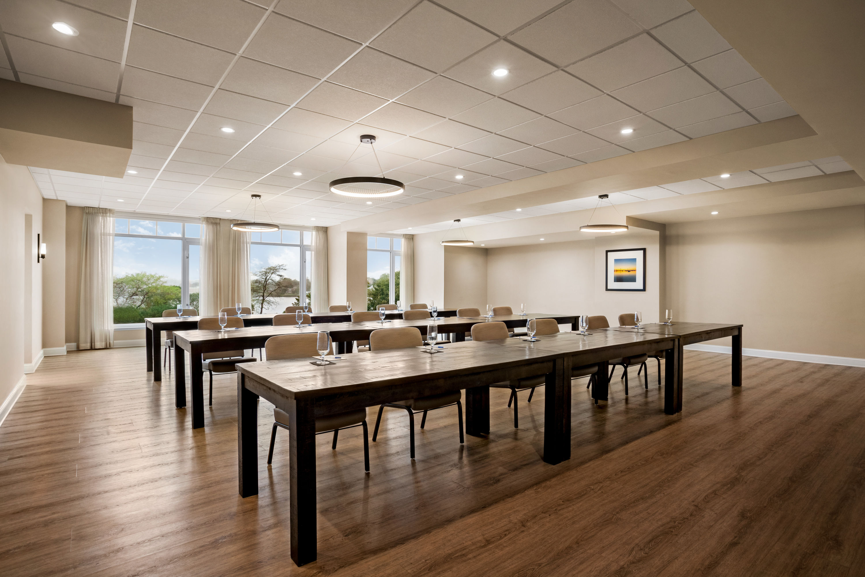 Classroom meeting room at Wyndham Newport Hotel in Middletown, Rhode Island