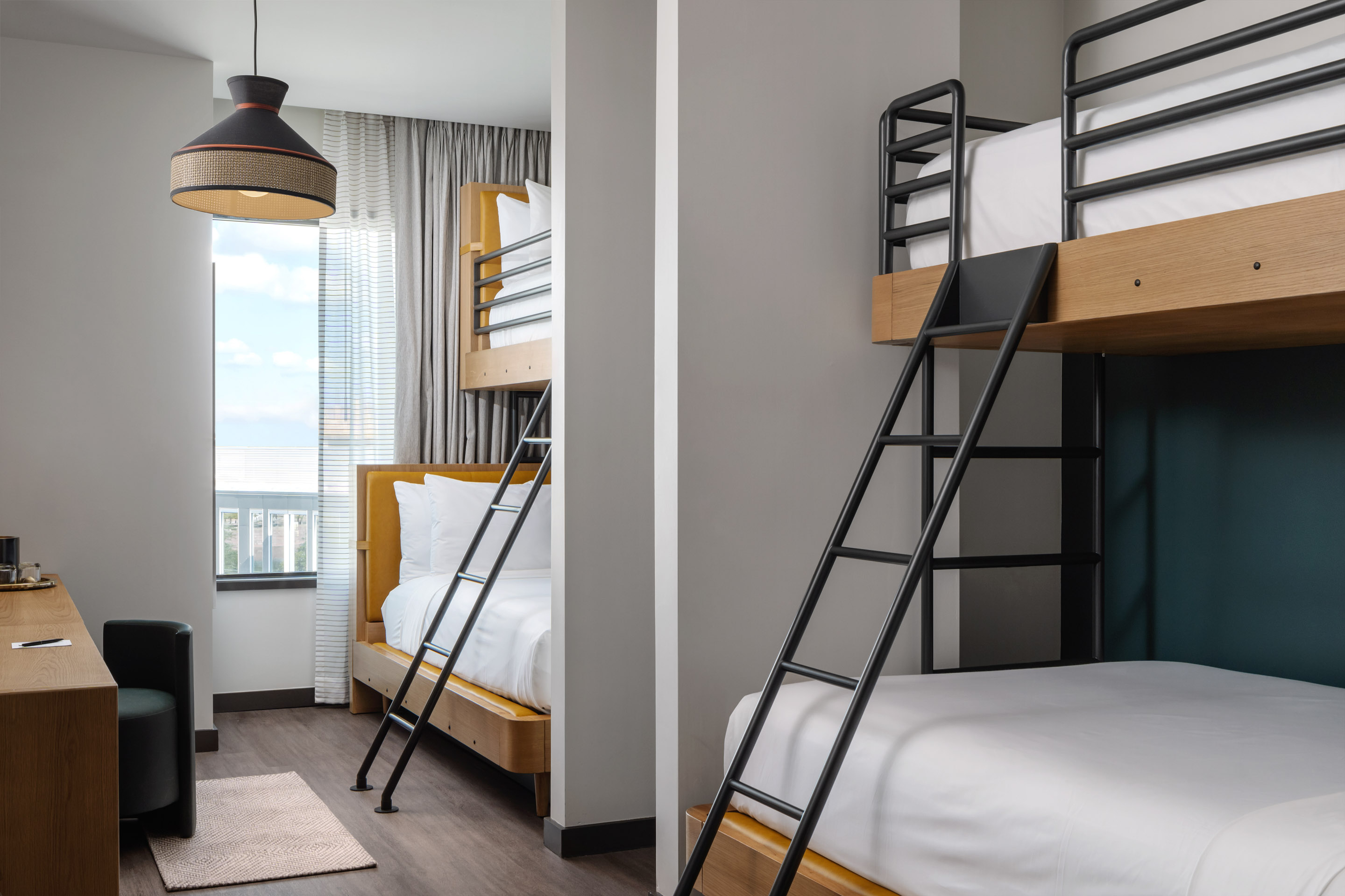 Guest room at the Origin Austin, a Wyndham Hotel in Austin, Texas