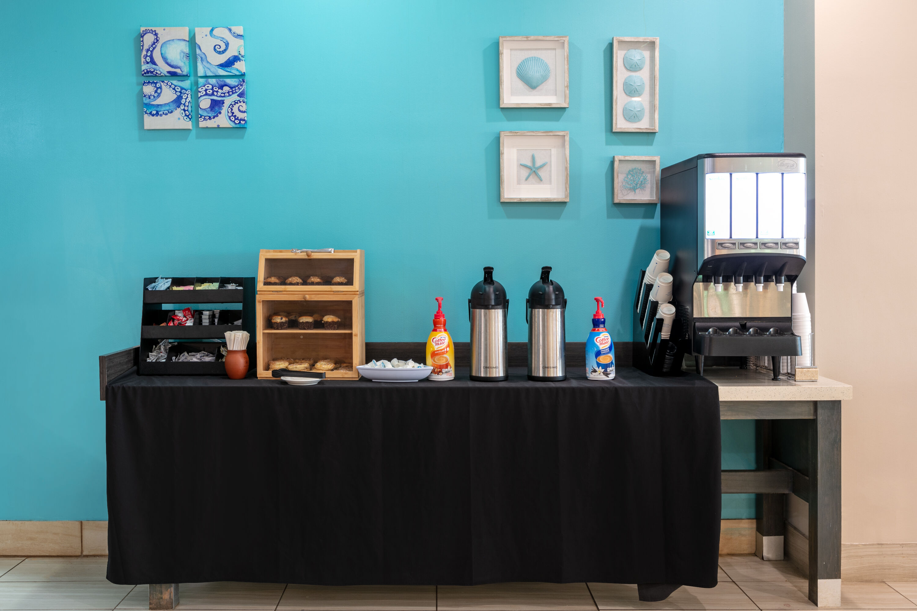 Free breakfast at Wyndham Corpus Christi Resort North Padre Island in Corpus Christi, Texas