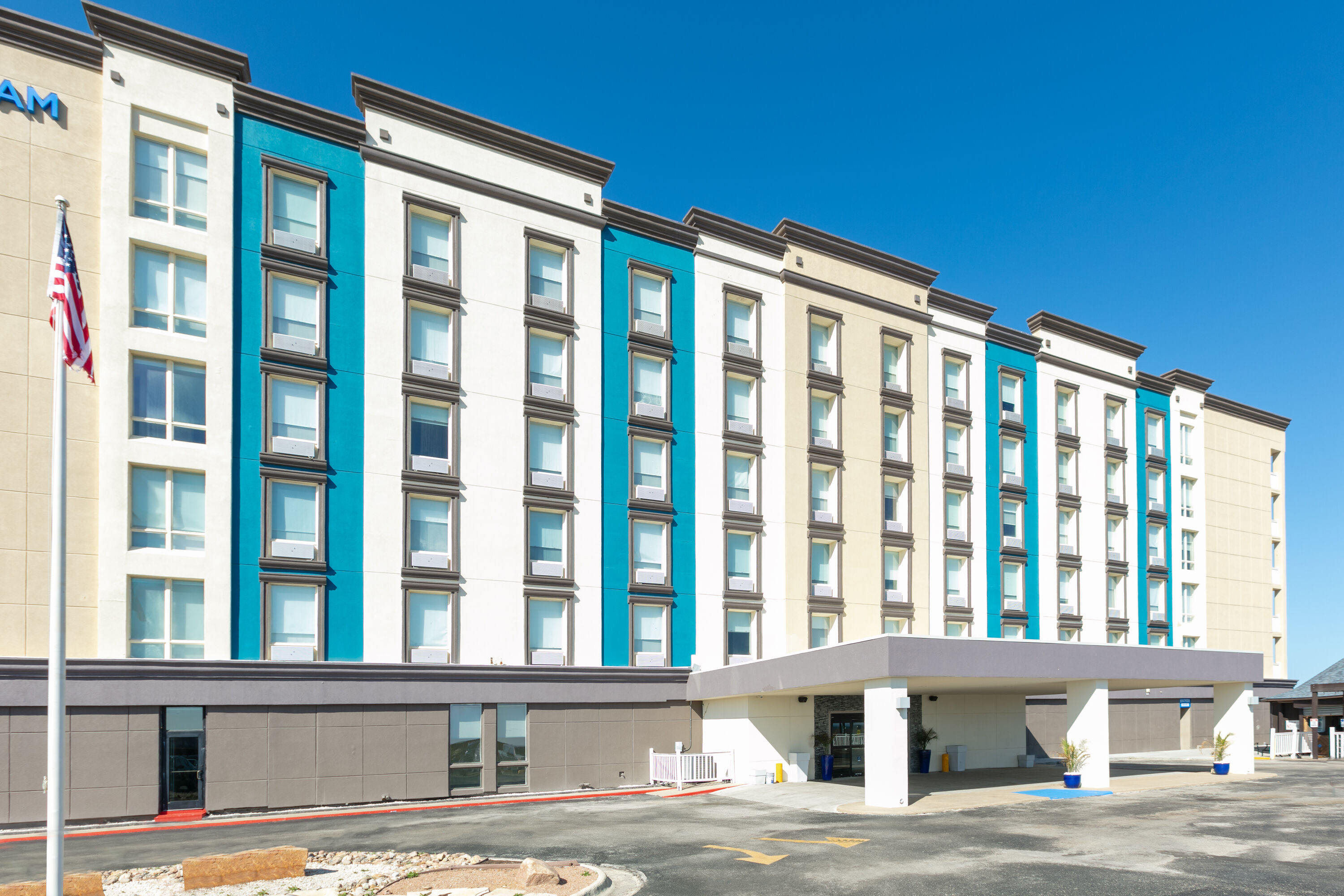 Exterior Day Image of Wyndham Corpus Christi Resort North Padre Island hotel in Corpus Christi, Texas