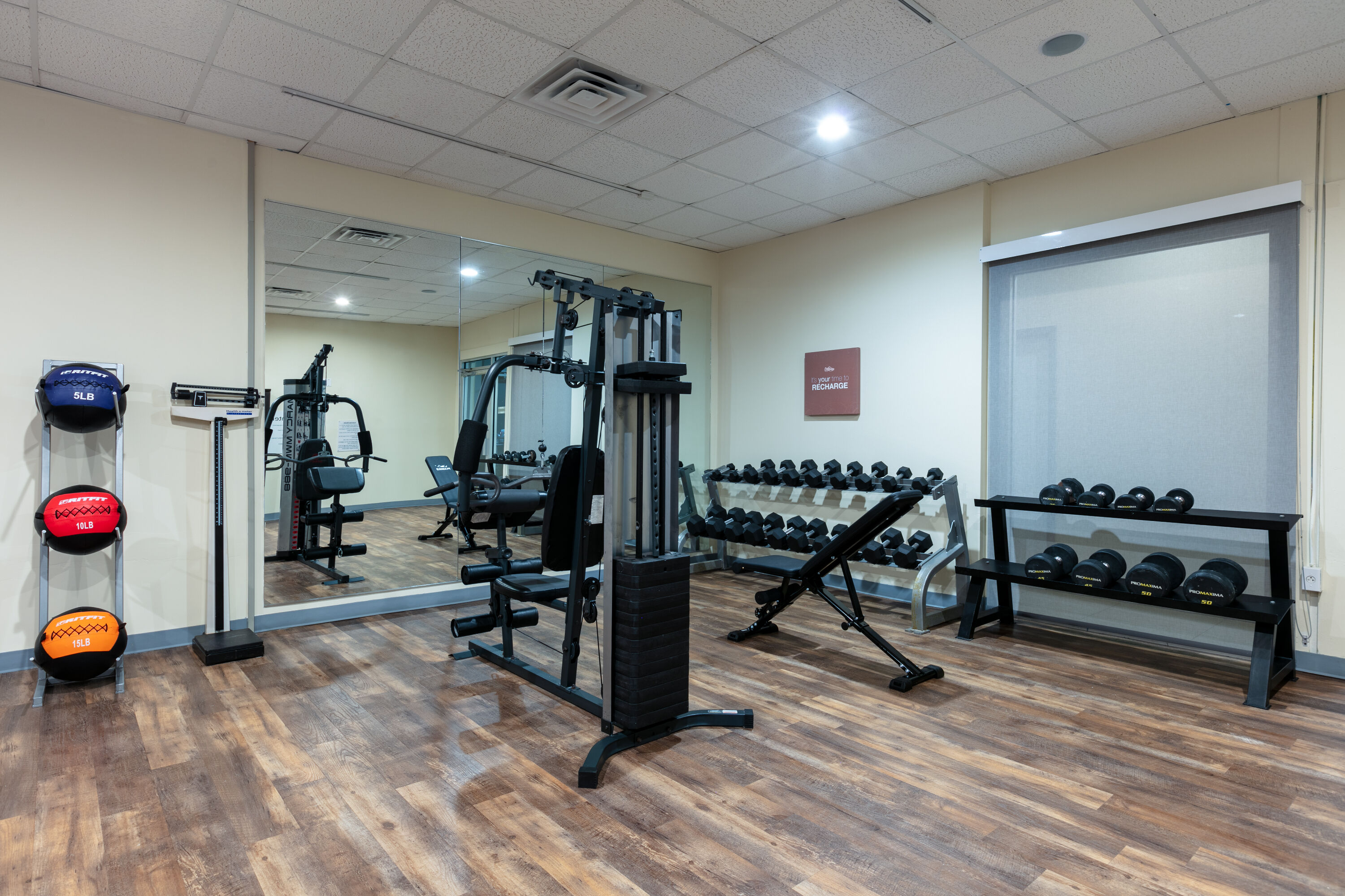 Fitness room at Wyndham Corpus Christi Resort North Padre Island in Corpus Christi, Texas