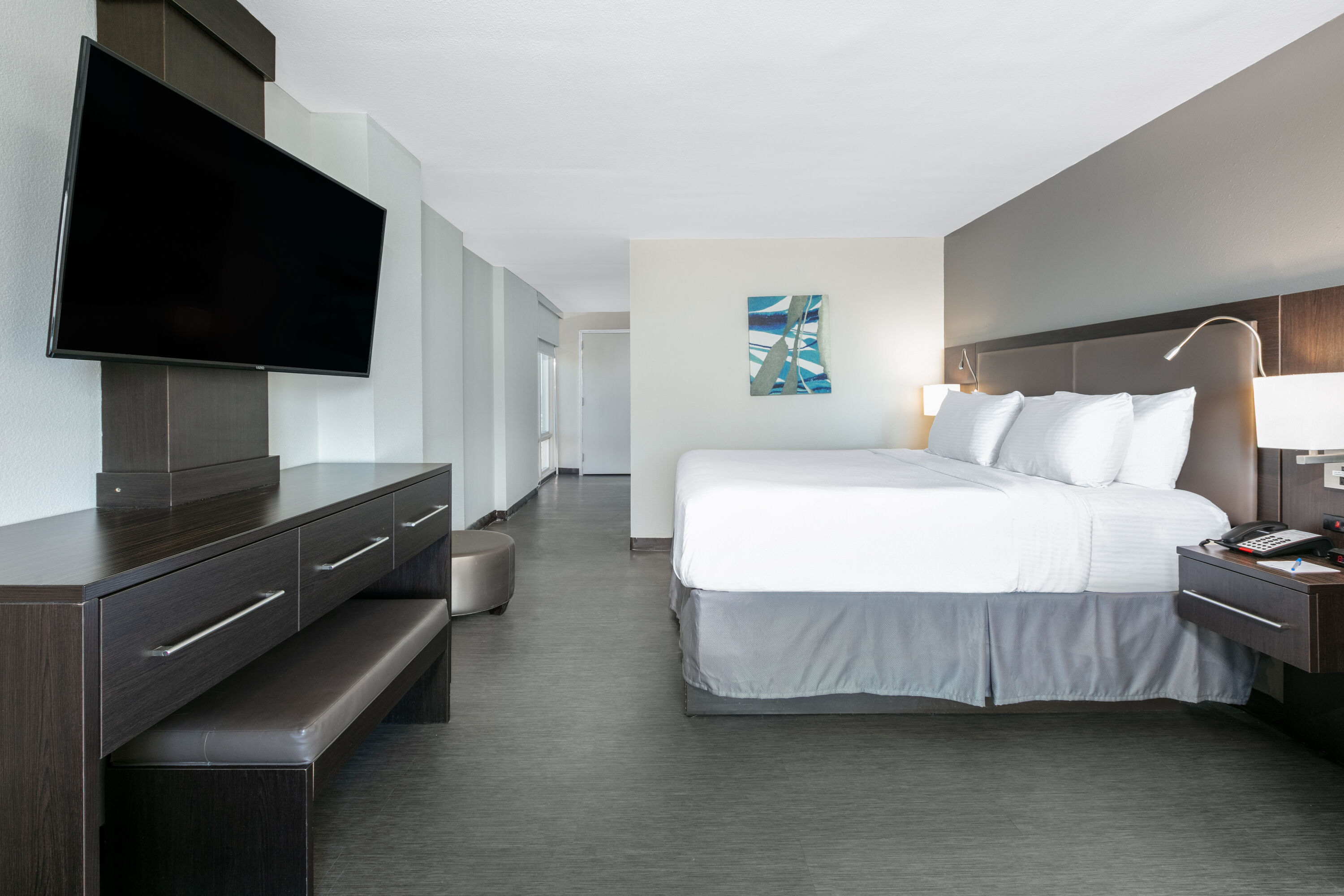 Guest room at the Wyndham Corpus Christi Resort North Padre Island in Corpus Christi, Texas