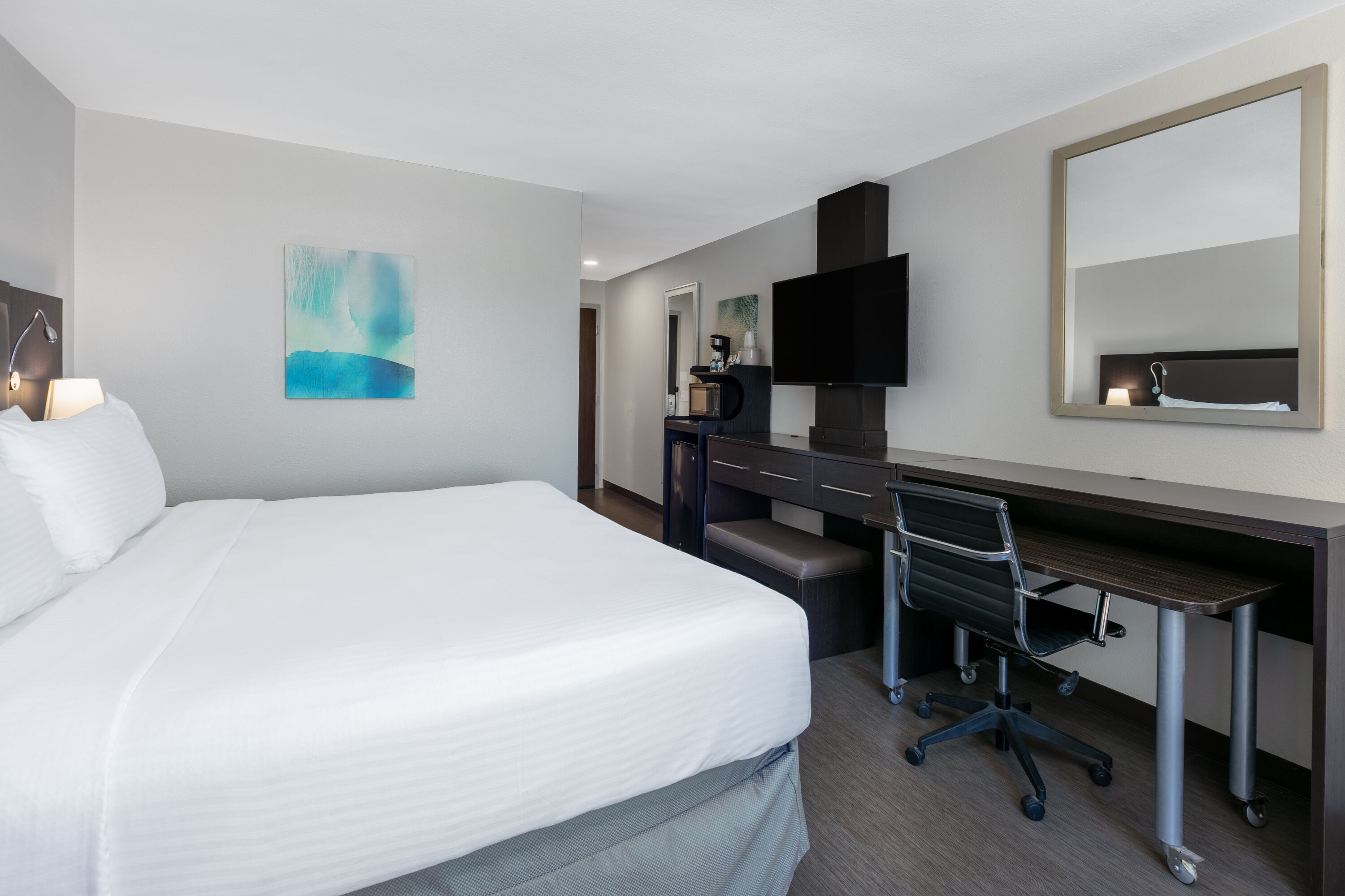 Guest room at the Wyndham Corpus Christi Resort North Padre Island in Corpus Christi, Texas