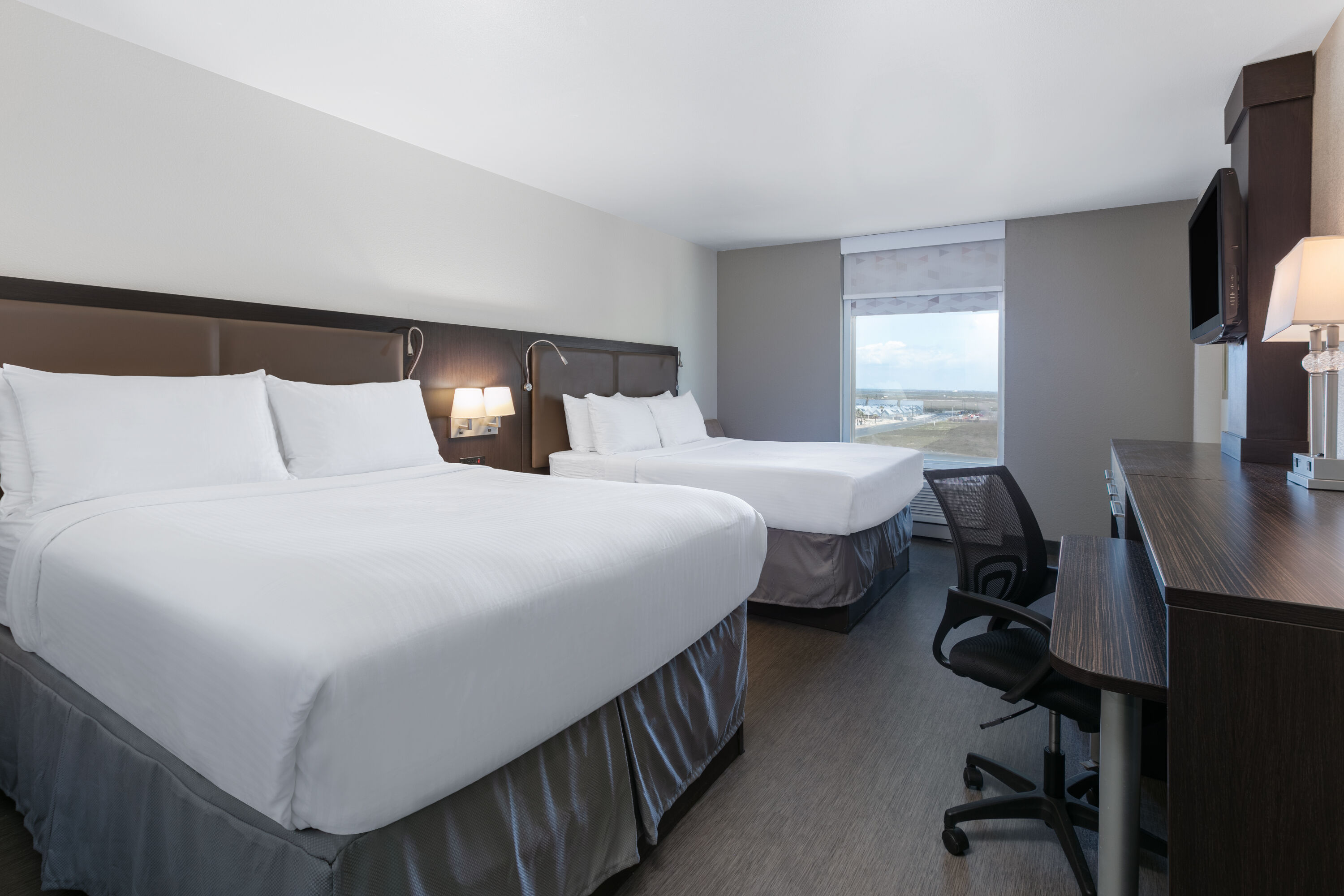 Guest room at the Wyndham Corpus Christi Resort North Padre Island in Corpus Christi, Texas