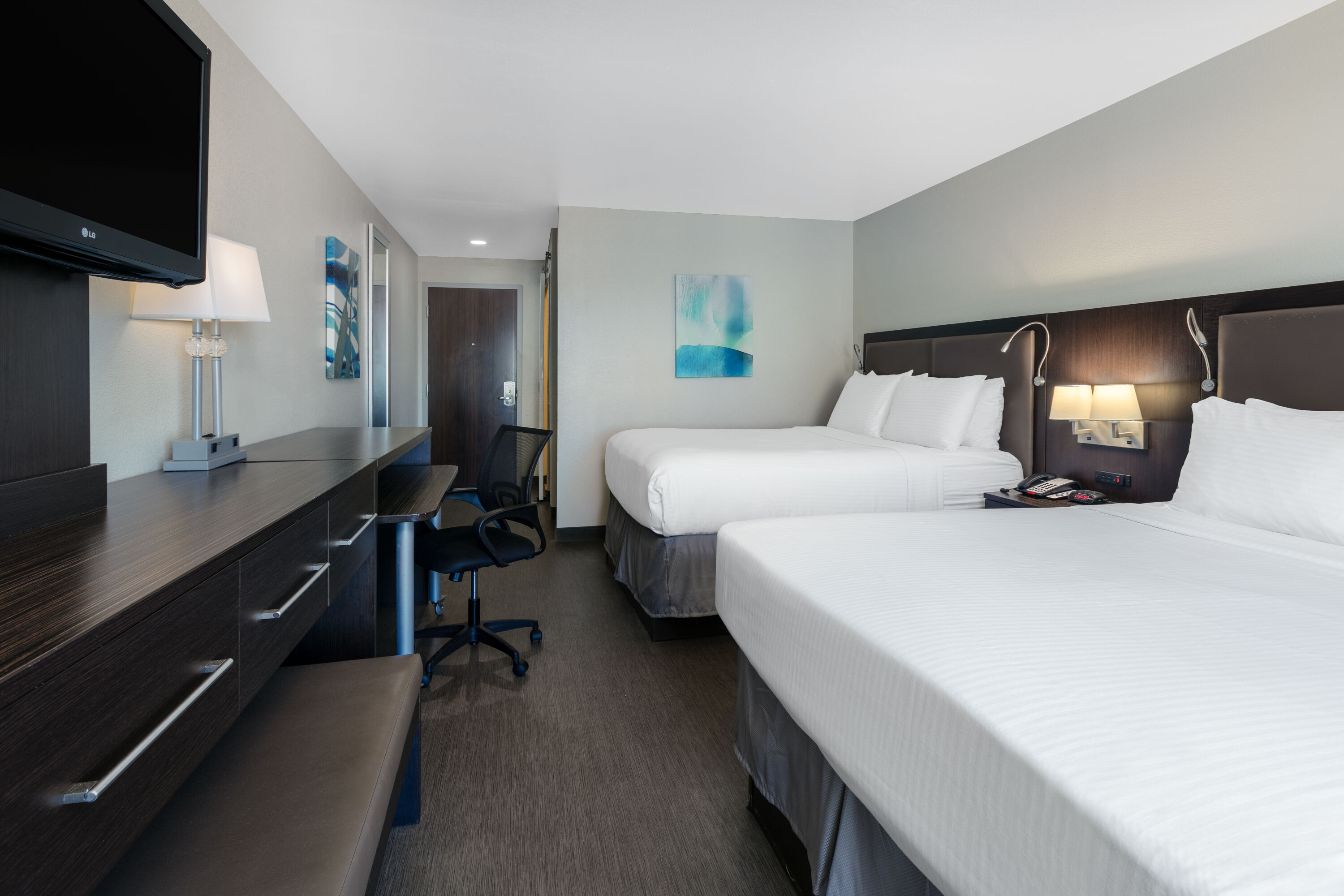 Guest room at the Wyndham Corpus Christi Resort North Padre Island in Corpus Christi, Texas