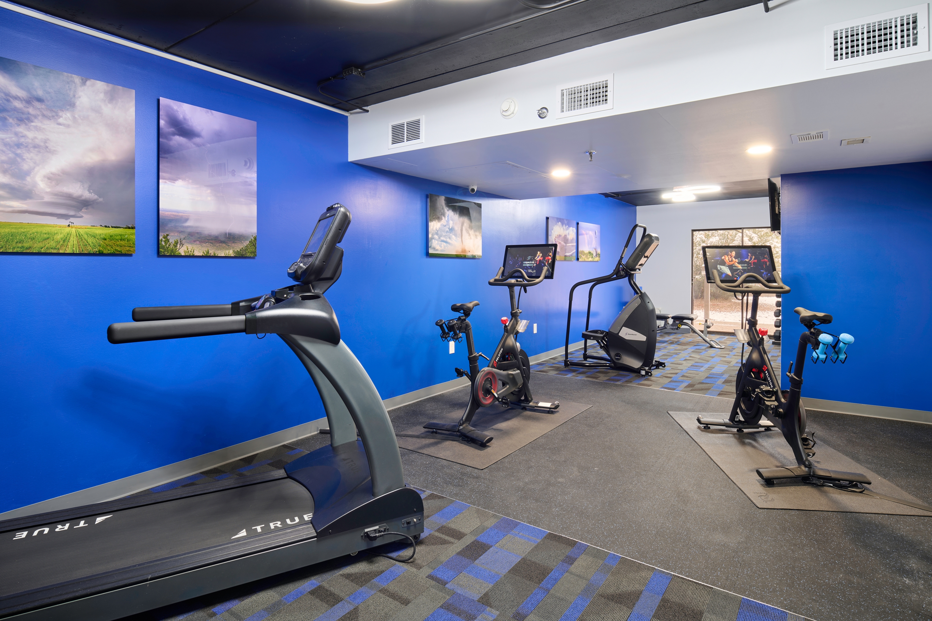 Fitness room at Wyndham El Paso Airport Hotel and Water Park in El Paso, Texas