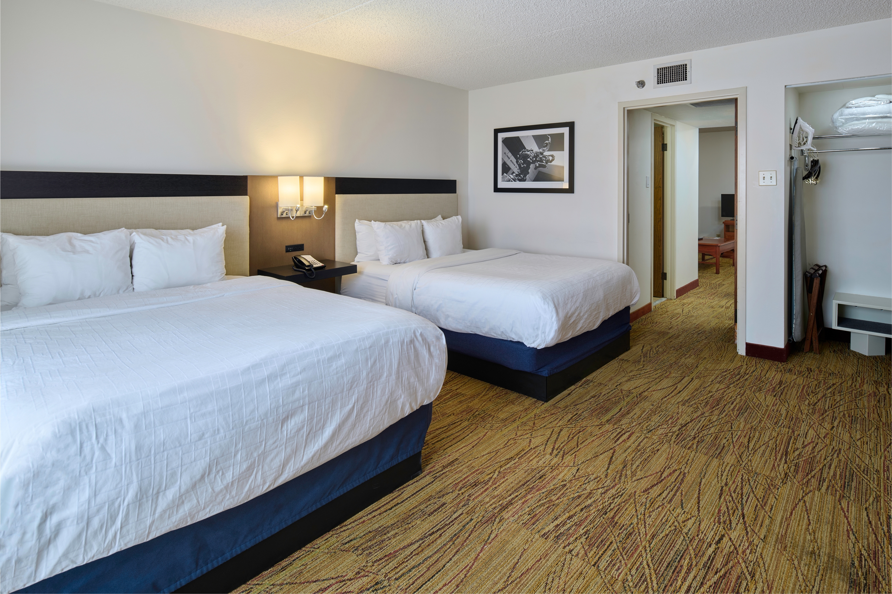 Guest room at the Wyndham El Paso Airport Hotel and Water Park in El Paso, Texas