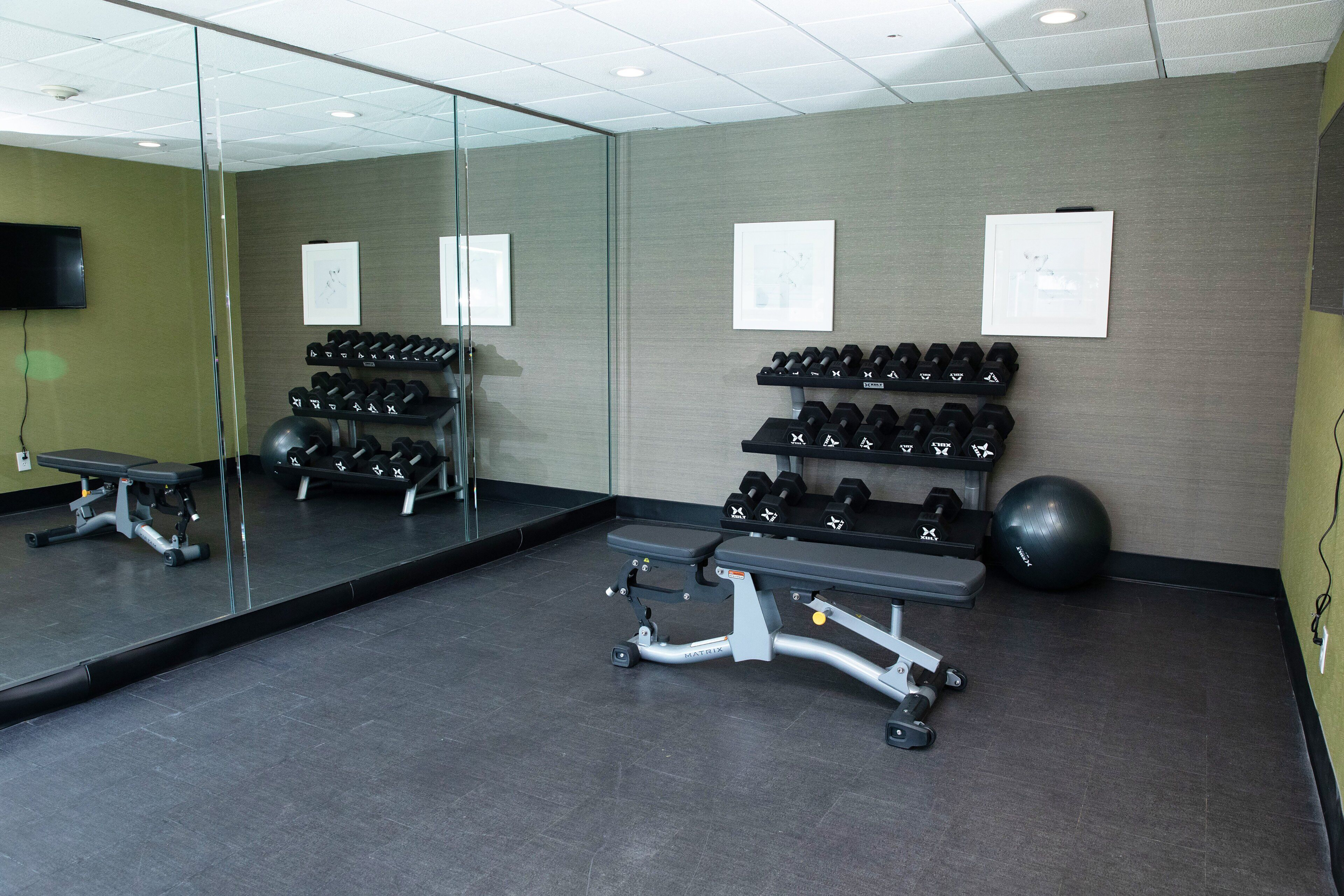 Fitness room at Wyndham Houston Hobby Airport in Houston, Texas