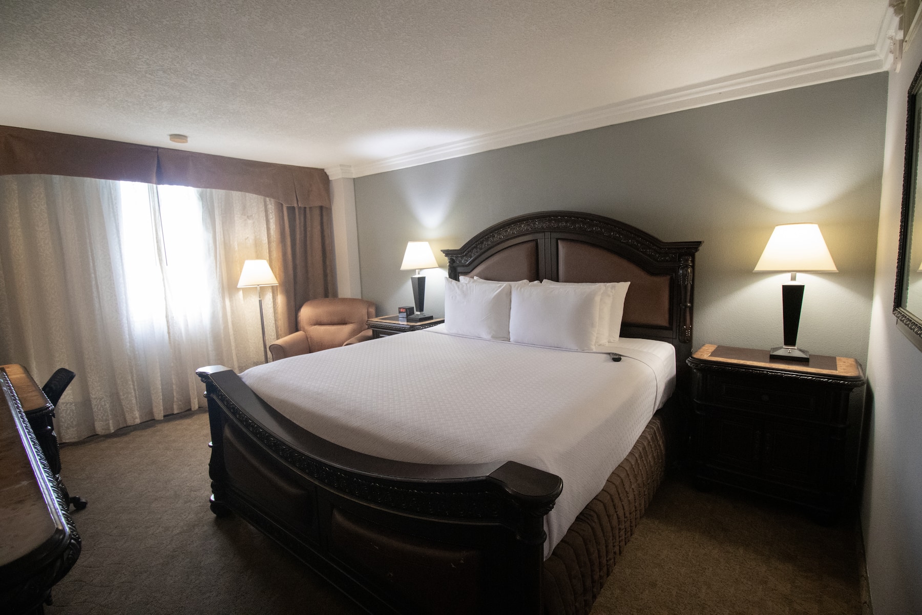 Guest room at the Wyndham Houston near NRG Park/Medical Center in Houston, Texas