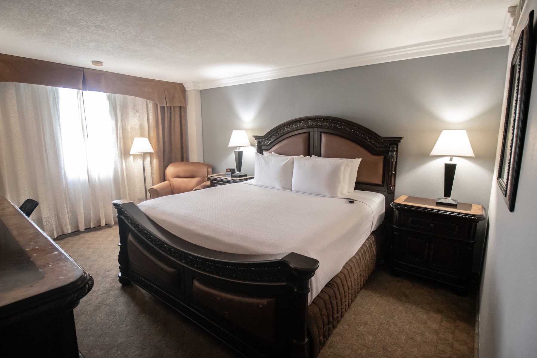 Guest room at the Wyndham Houston near NRG Park/Medical Center in Houston, Texas