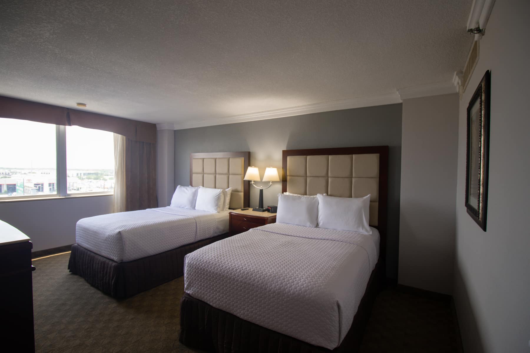 Guest room at the Wyndham Houston near NRG Park/Medical Center in Houston, Texas