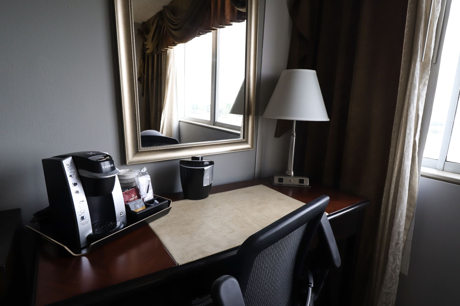 Guest room at the Wyndham Houston near NRG Park/Medical Center in Houston, Texas