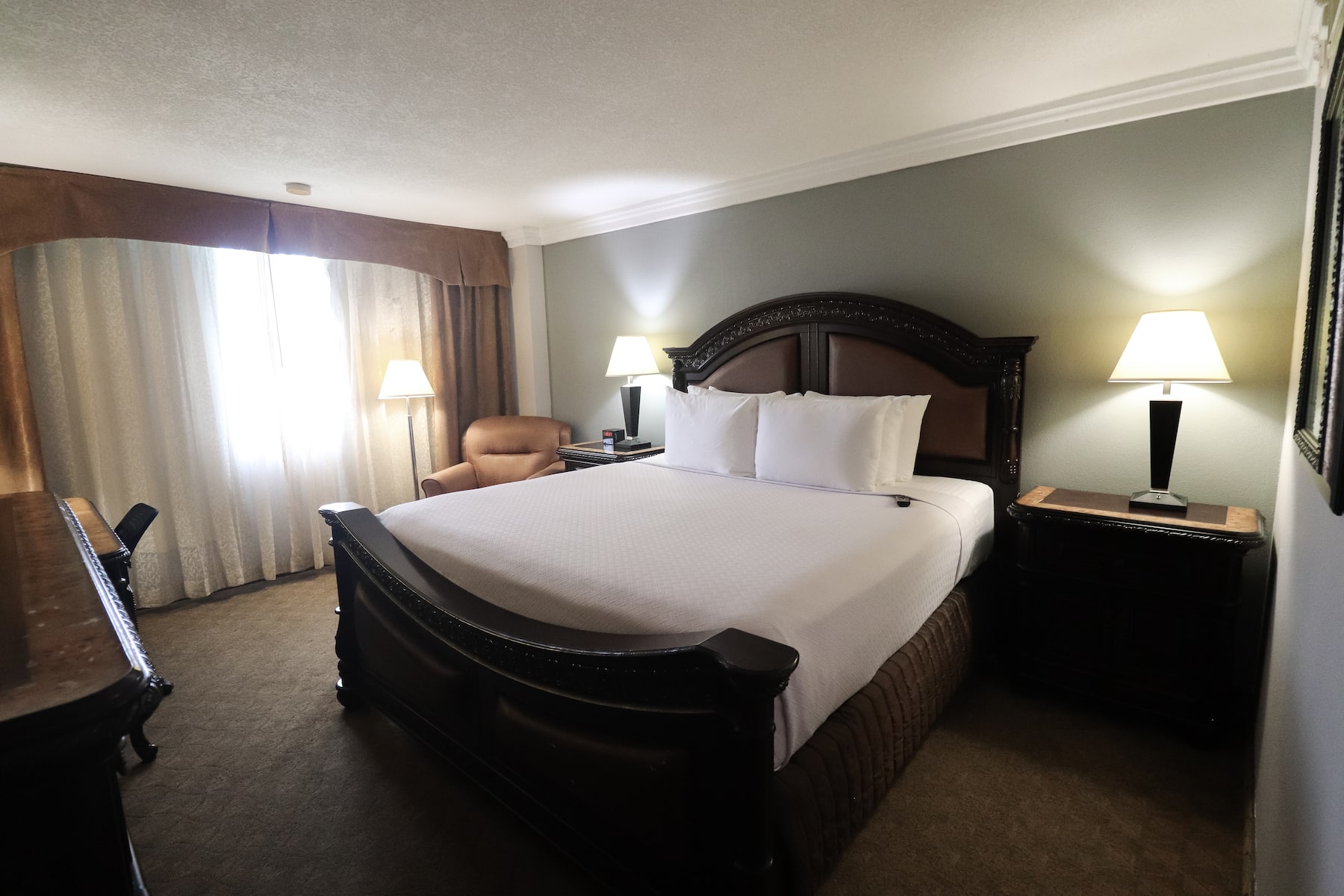 Guest room at the Wyndham Houston near NRG Park/Medical Center in Houston, Texas