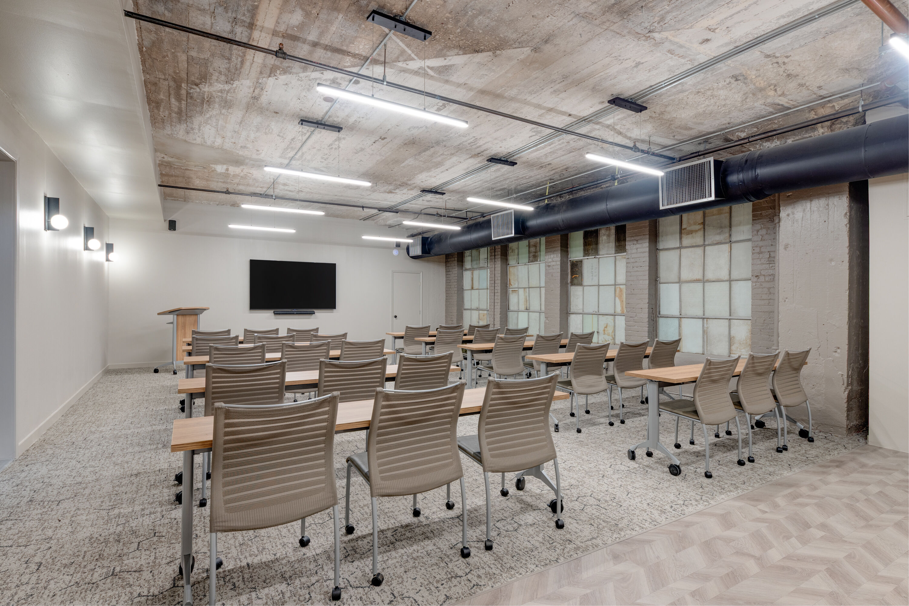 Meeting room at Reside Houston Downtown, a Wyndham Residence in Houston, Texas