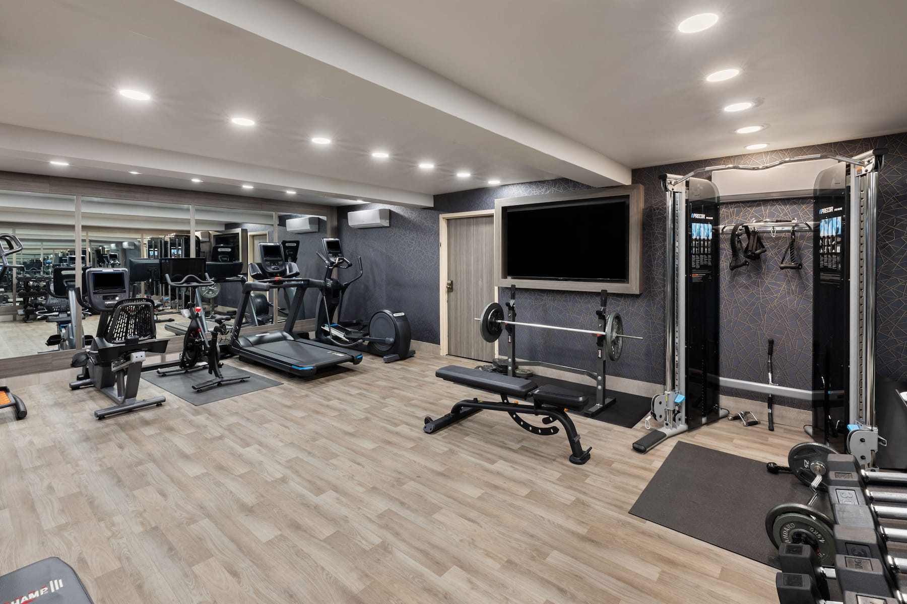 Fitness room at Wyndham DFW Airport in Irving, Texas