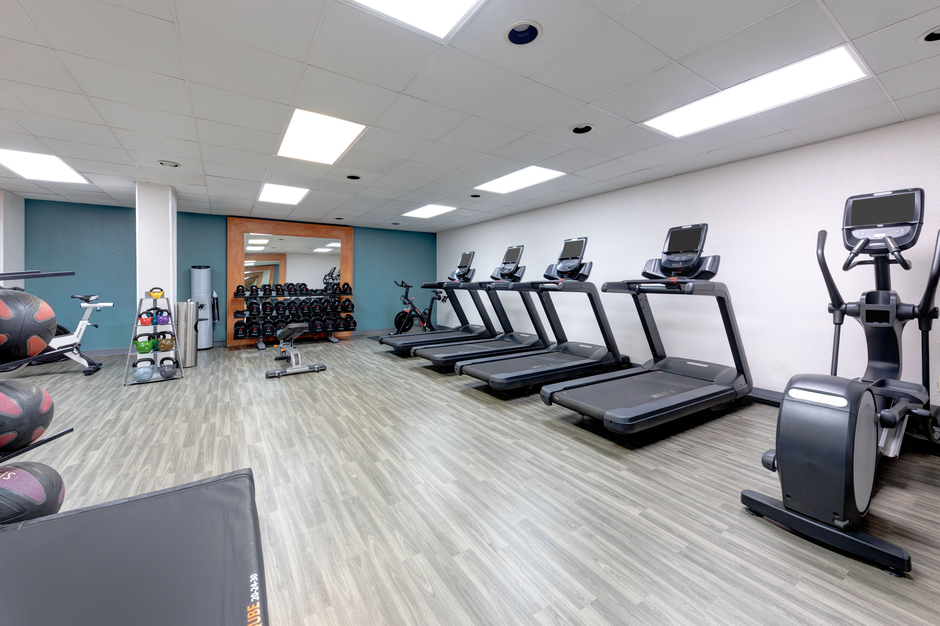 Fitness room at Wyndham Midland Downtown in Midland, Texas