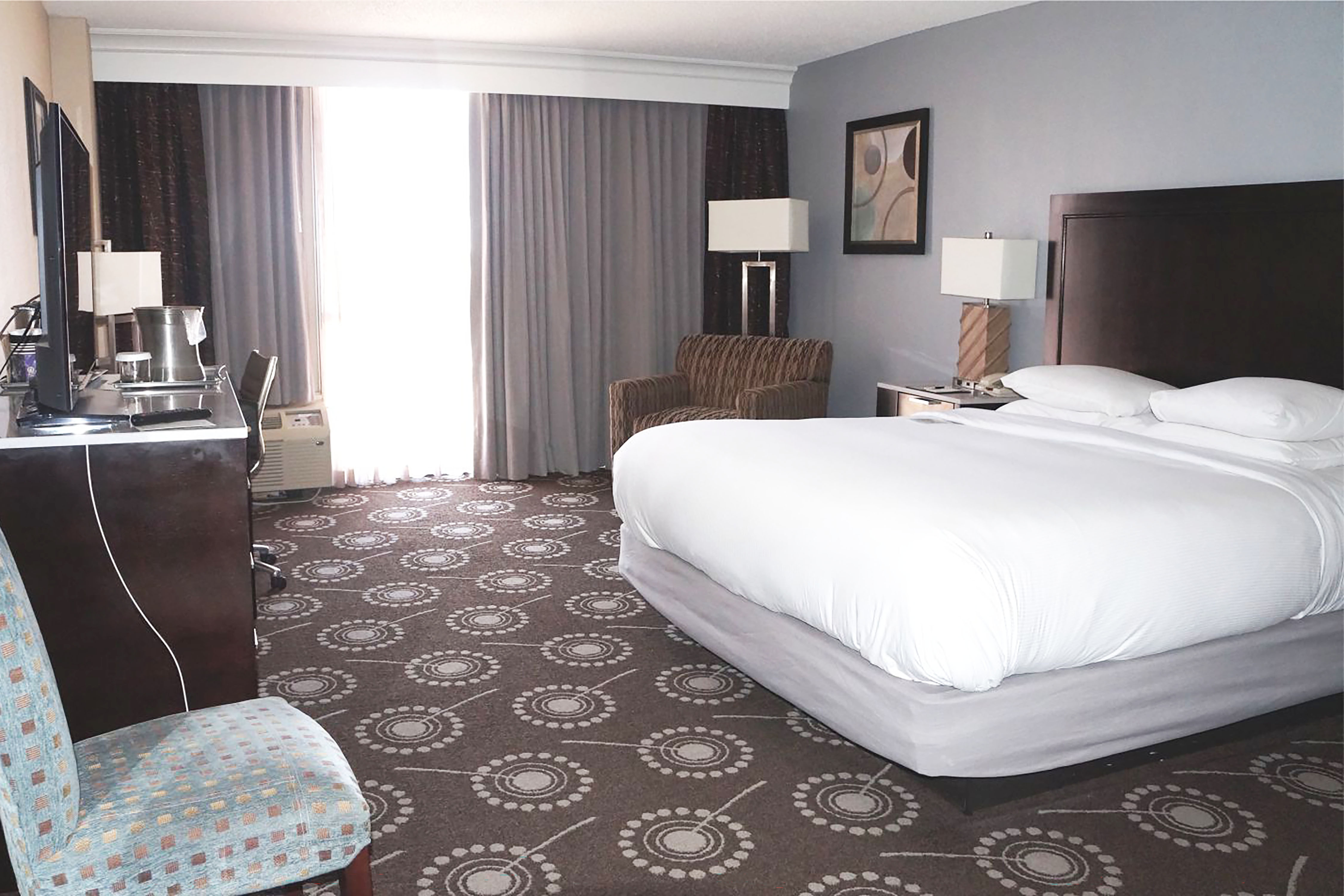 Guest room at the Wyndham Midland Downtown in Midland, Texas