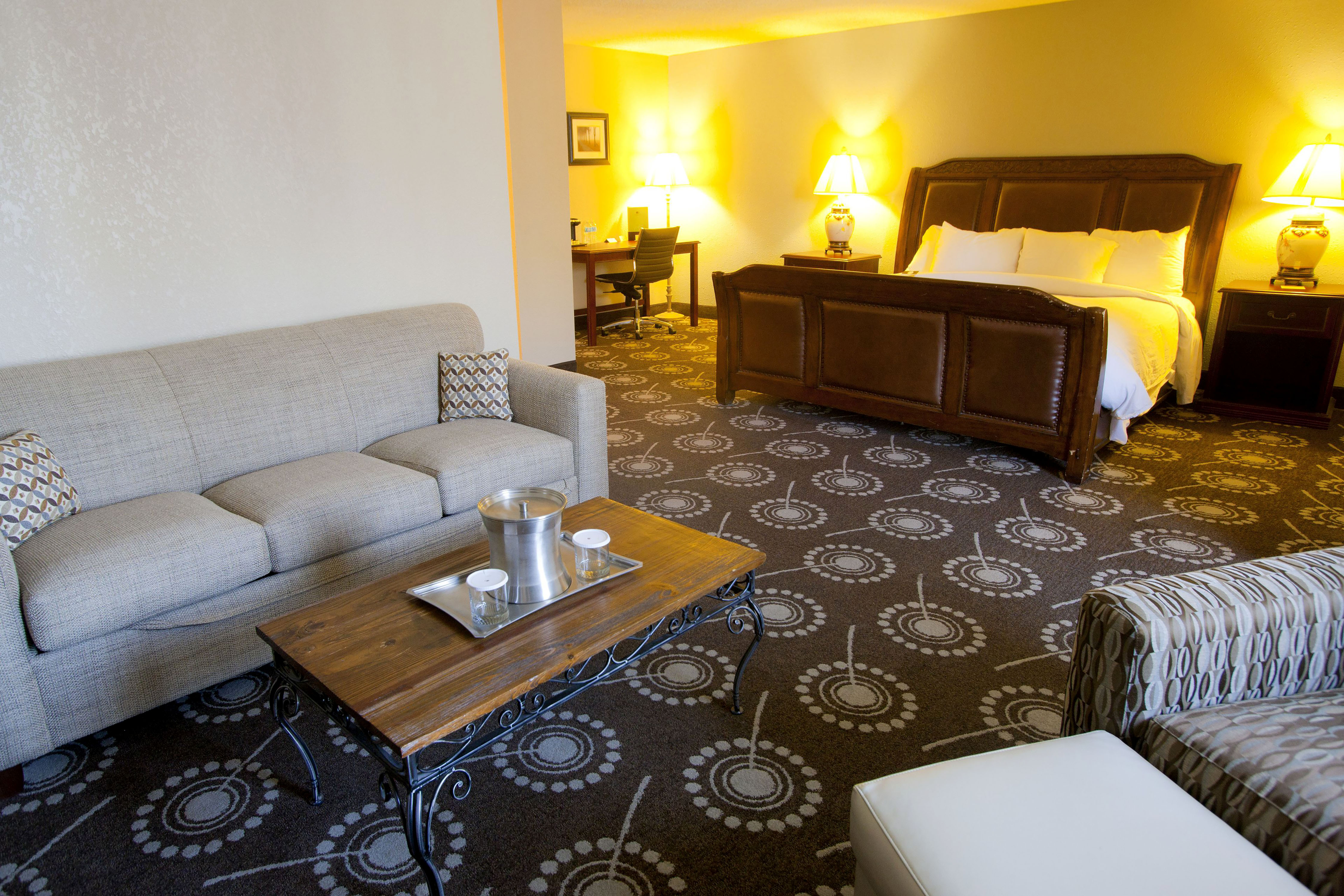 Guest room at the Wyndham Midland Downtown in Midland, Texas