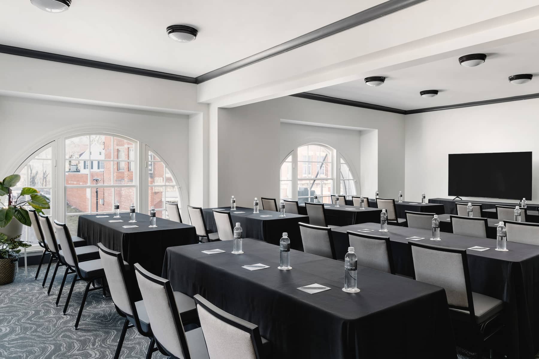 Conference room at Hotel Morgan a Wyndham Hotel in Morgantown, West Virginia