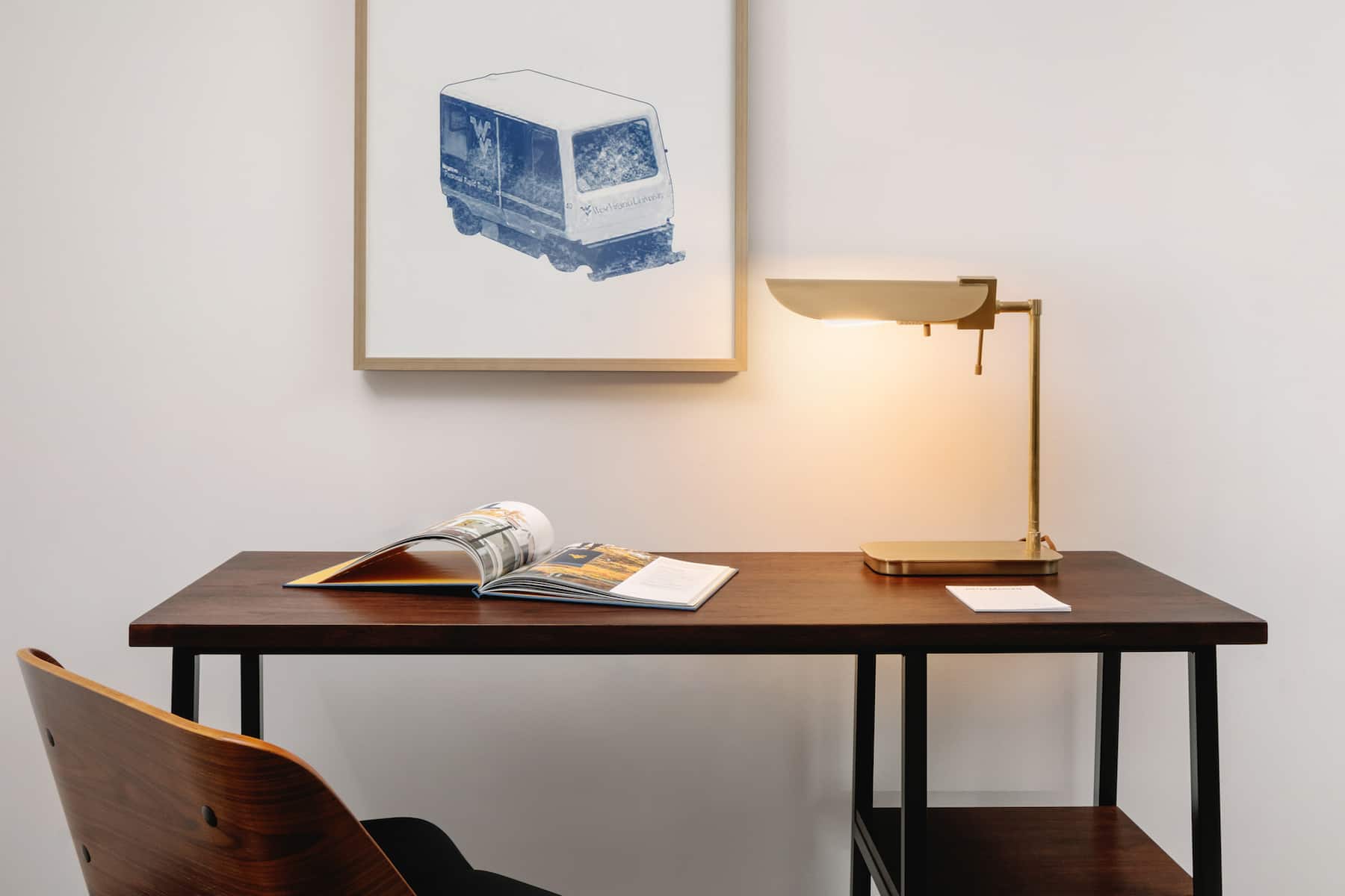 Guest room at the Hotel Morgan a Wyndham Hotel in Morgantown, West Virginia