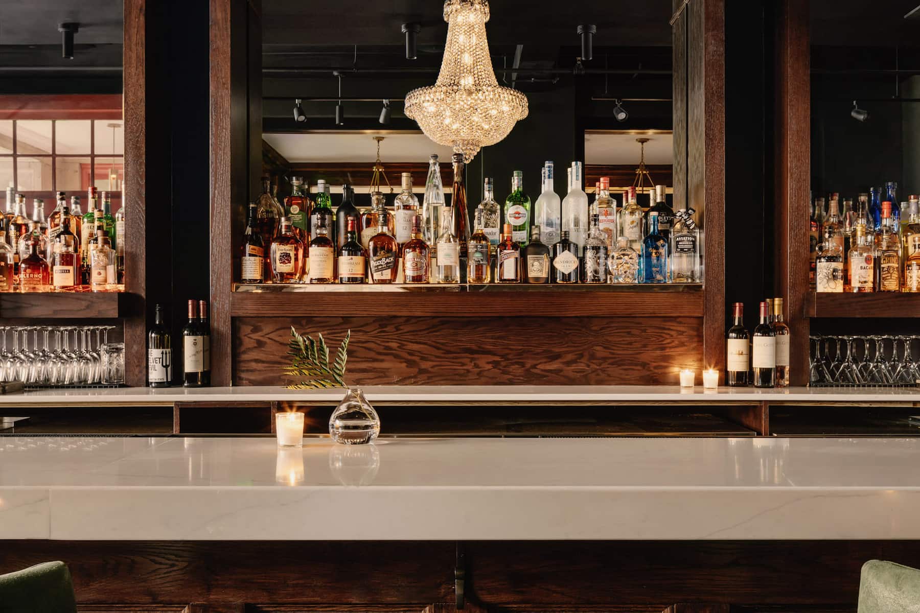 Hotel Morgan a Wyndham Hotel restaurant bar in Morgantown, West Virginia