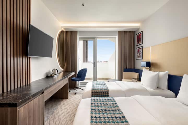 Guest room at the Wyndham Bukhara in Bukhara, Other than US/Canada