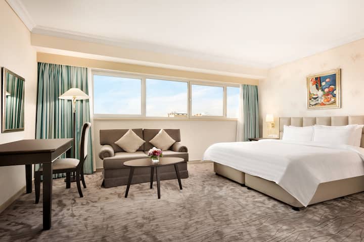 Guest room at the Wyndham Tashkent in Tashkent, Other than US/Canada