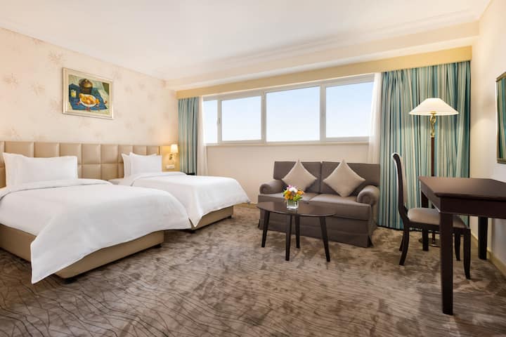 Guest room at the Wyndham Tashkent in Tashkent, Other than US/Canada