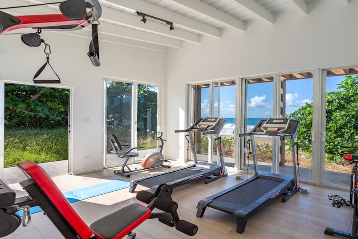 Fitness room at Wyndham Tortola BVI Lambert Beach Resort in East End, Other than US/Canada