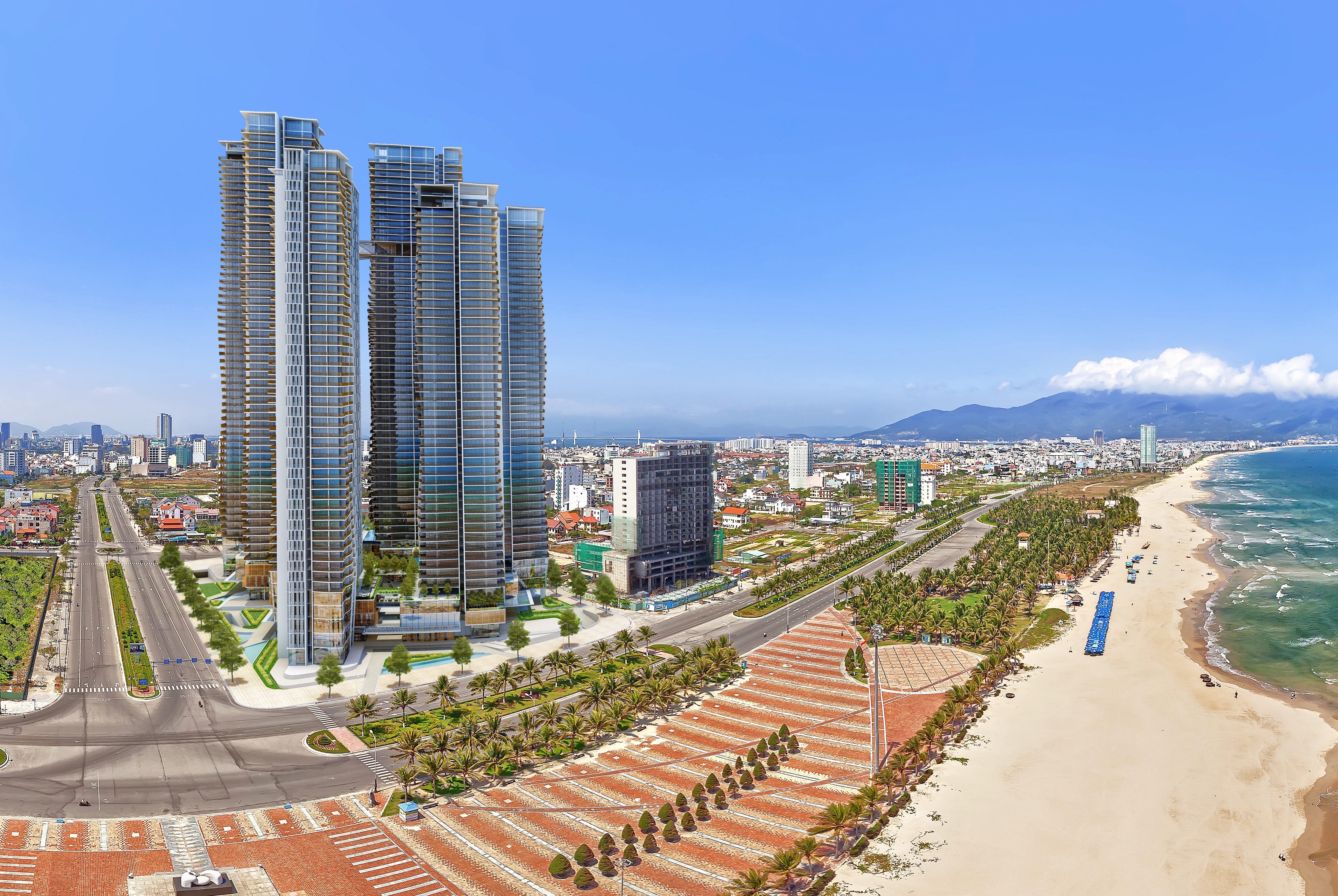 Exterior of Wyndham Soleil Danang hotel in Danang, Other than US/Canada