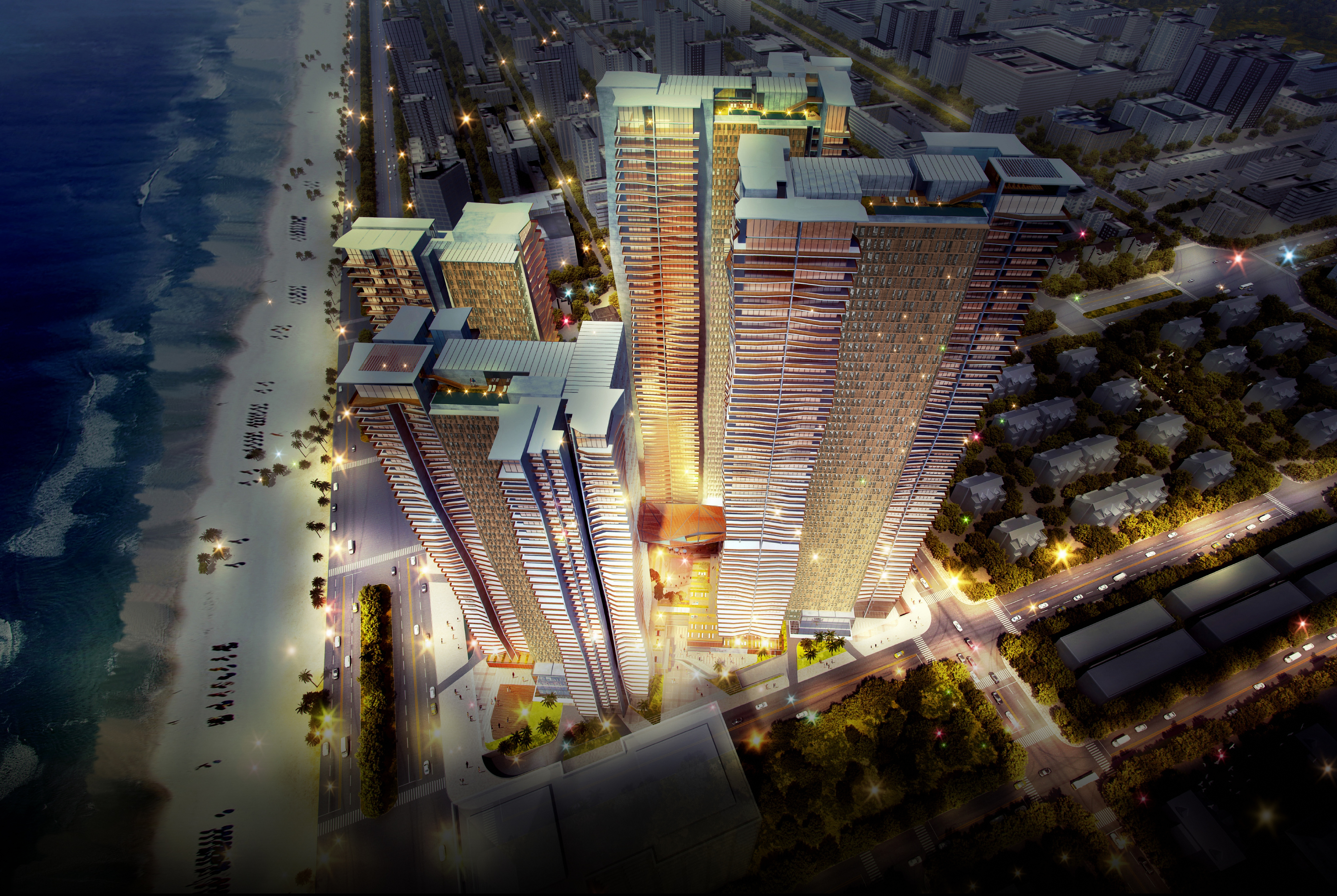 Exterior of Wyndham Soleil Danang hotel in Danang, Other than US/Canada