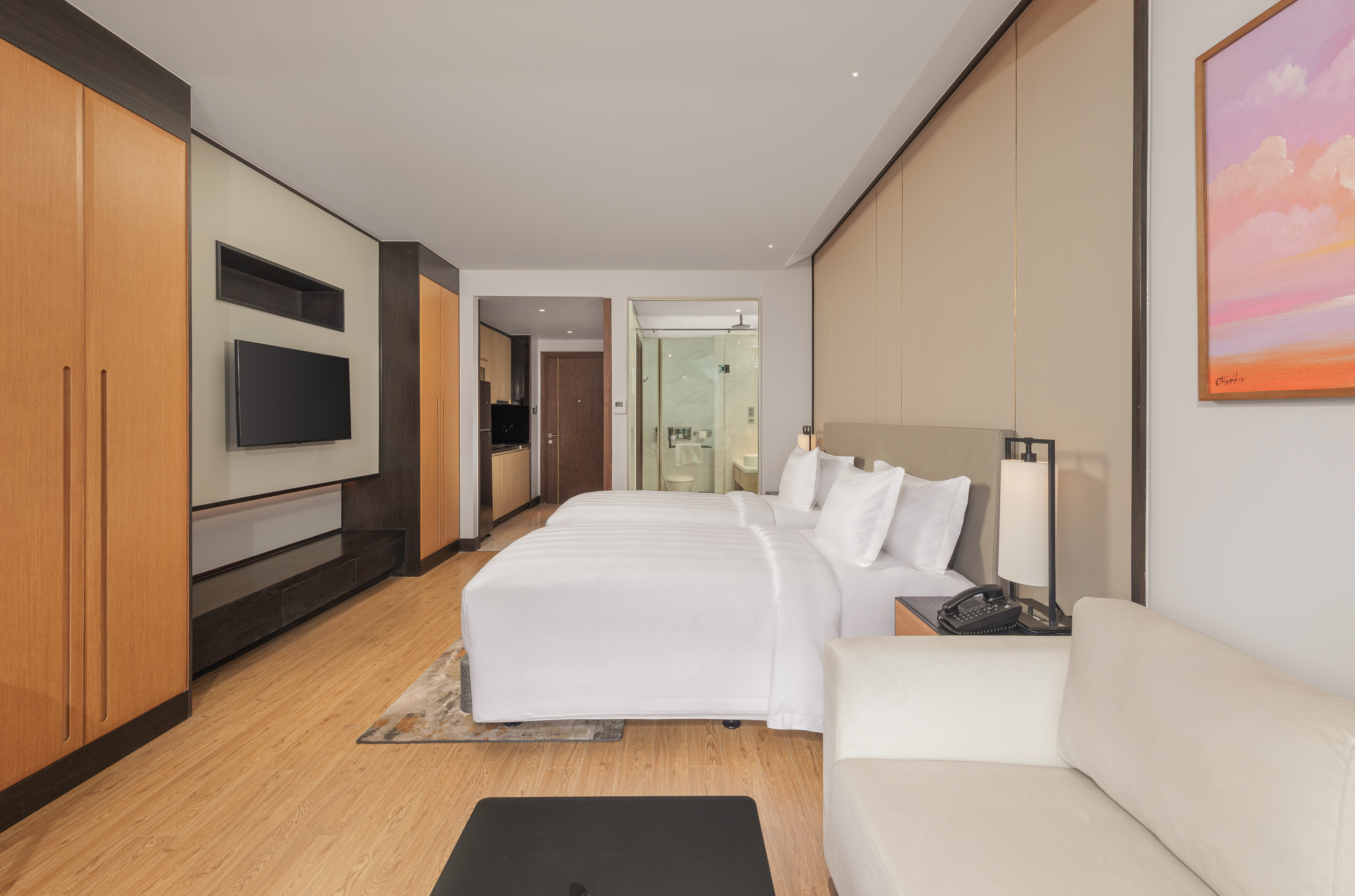 Guest room at the Wyndham Soleil Danang in Danang, Other than US/Canada