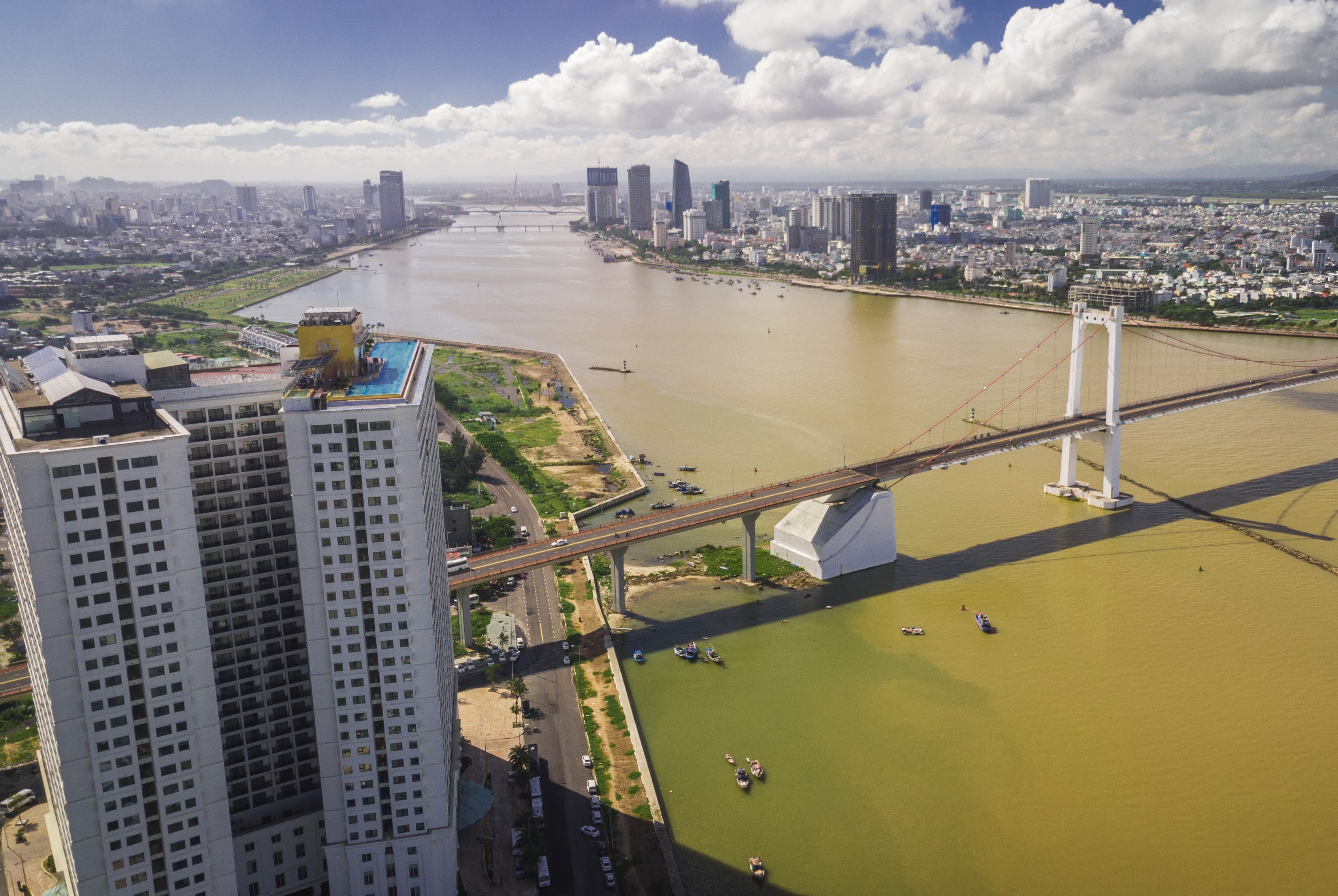 Exterior of Wyndham Danang Golden Bay hotel in Danang, Other than US/Canada