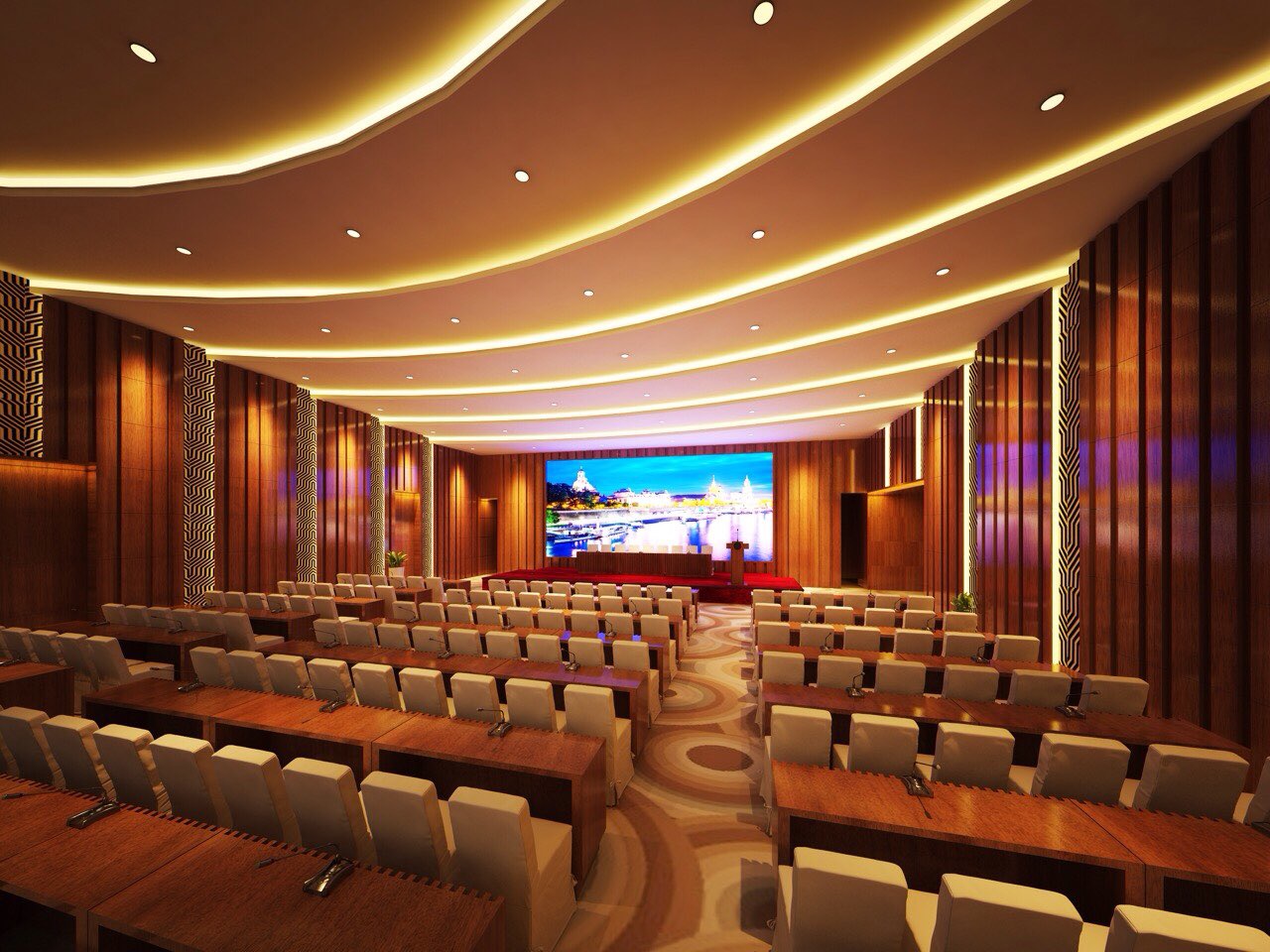 Wyndham Legend Halong Hotel ballroom in Halong, Other than US/Canada