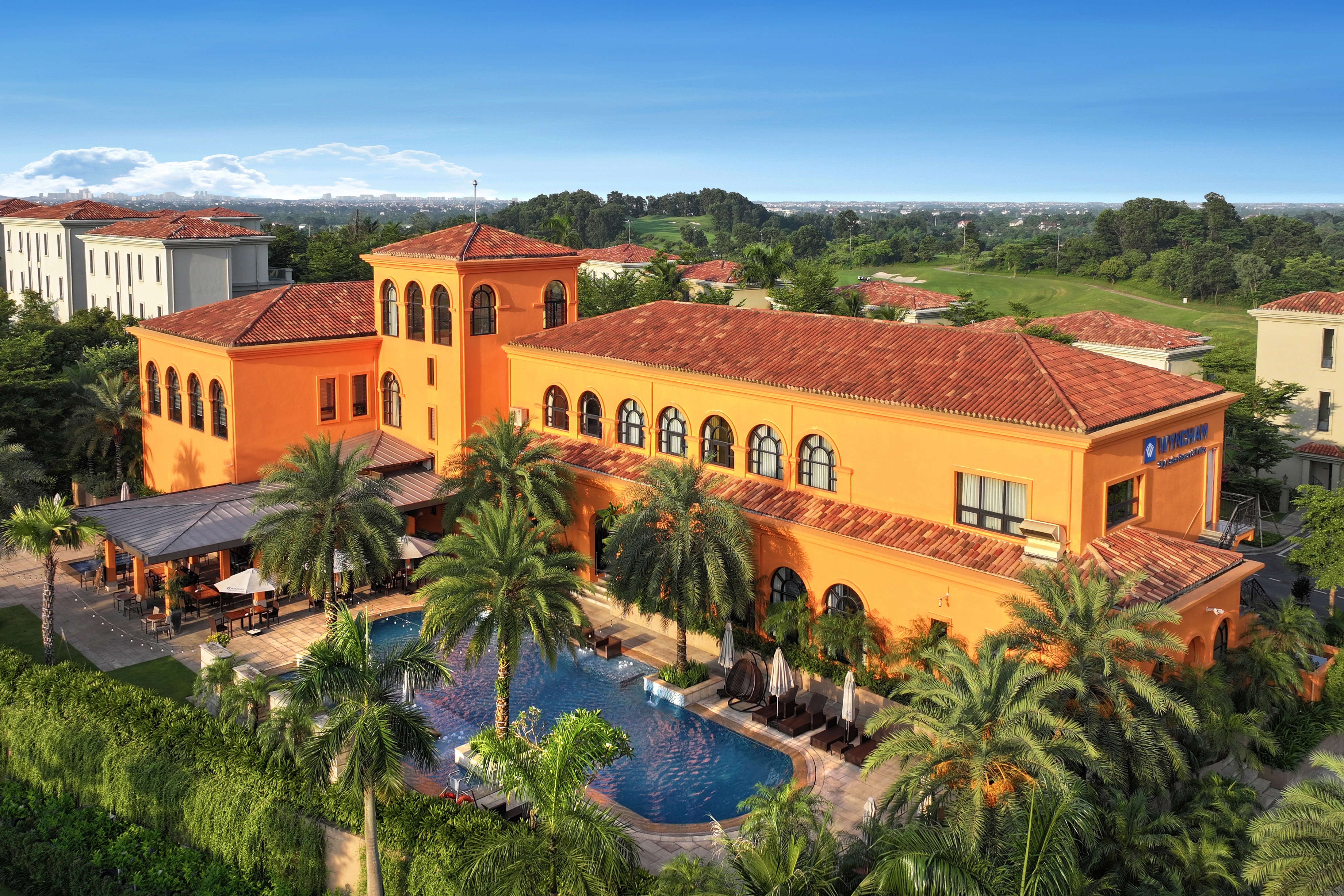 Exterior of Wyndham Sky Lake Resort and Villas hotel in Hanoi, Other than US/Canada