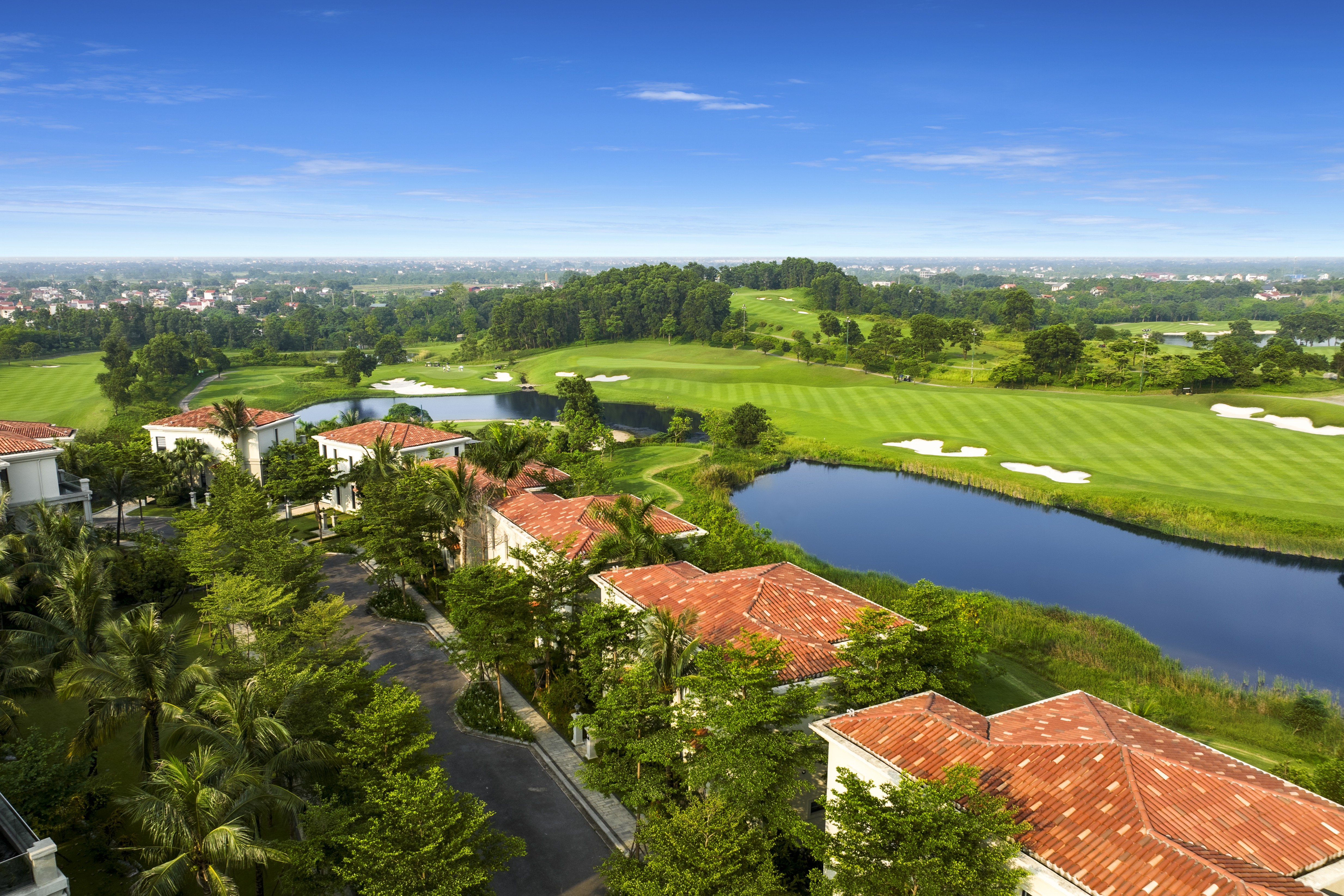 Exterior of Wyndham Sky Lake Resort and Villas hotel in Hanoi, Other than US/Canada