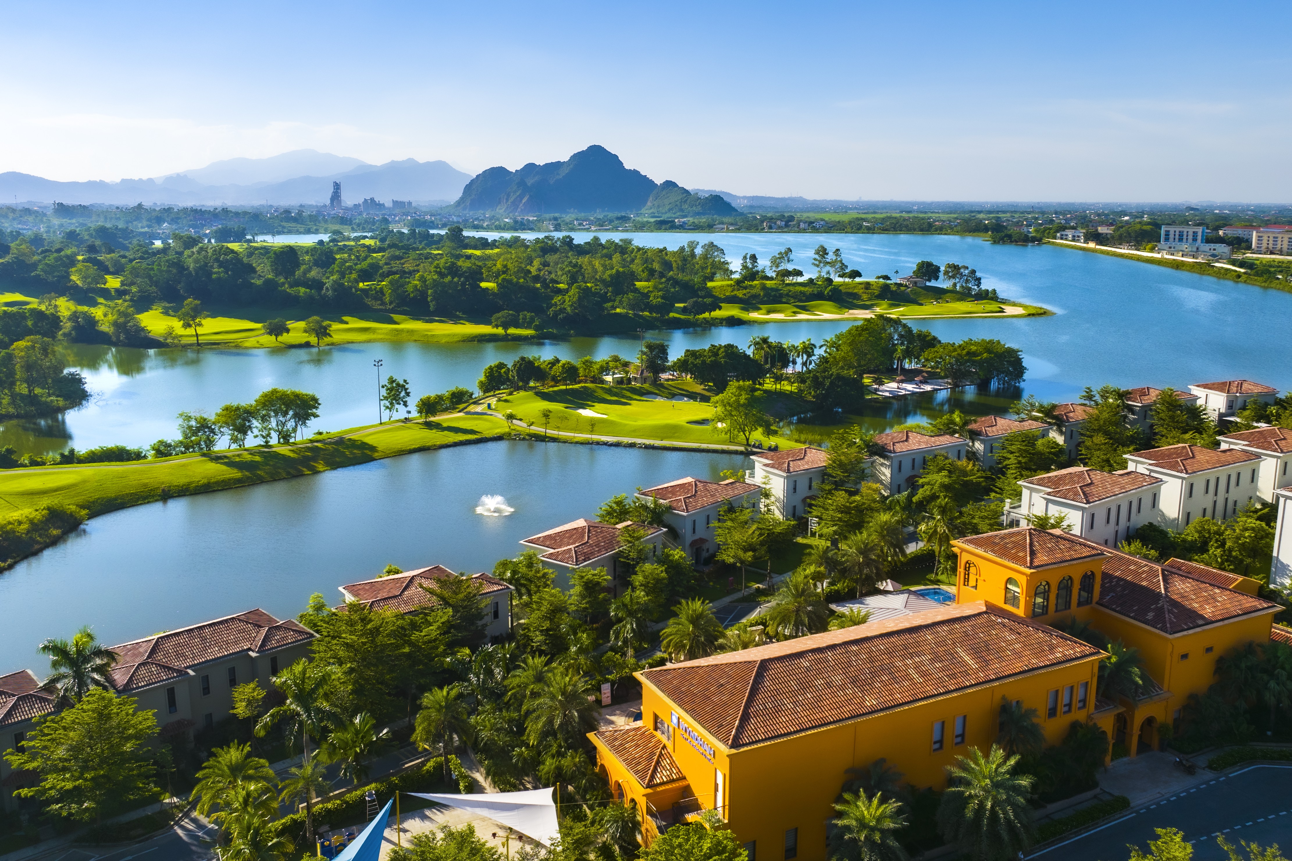 Exterior of Wyndham Sky Lake Resort and Villas hotel in Hanoi, Other than US/Canada