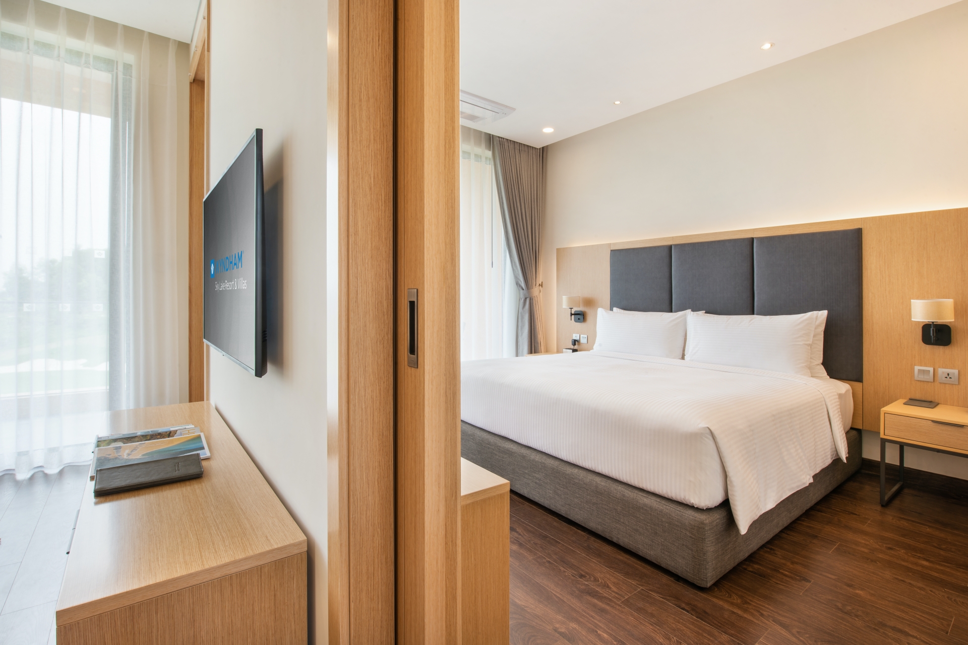 Guest room at the Wyndham Sky Lake Resort and Villas in Hanoi, Other than US/Canada