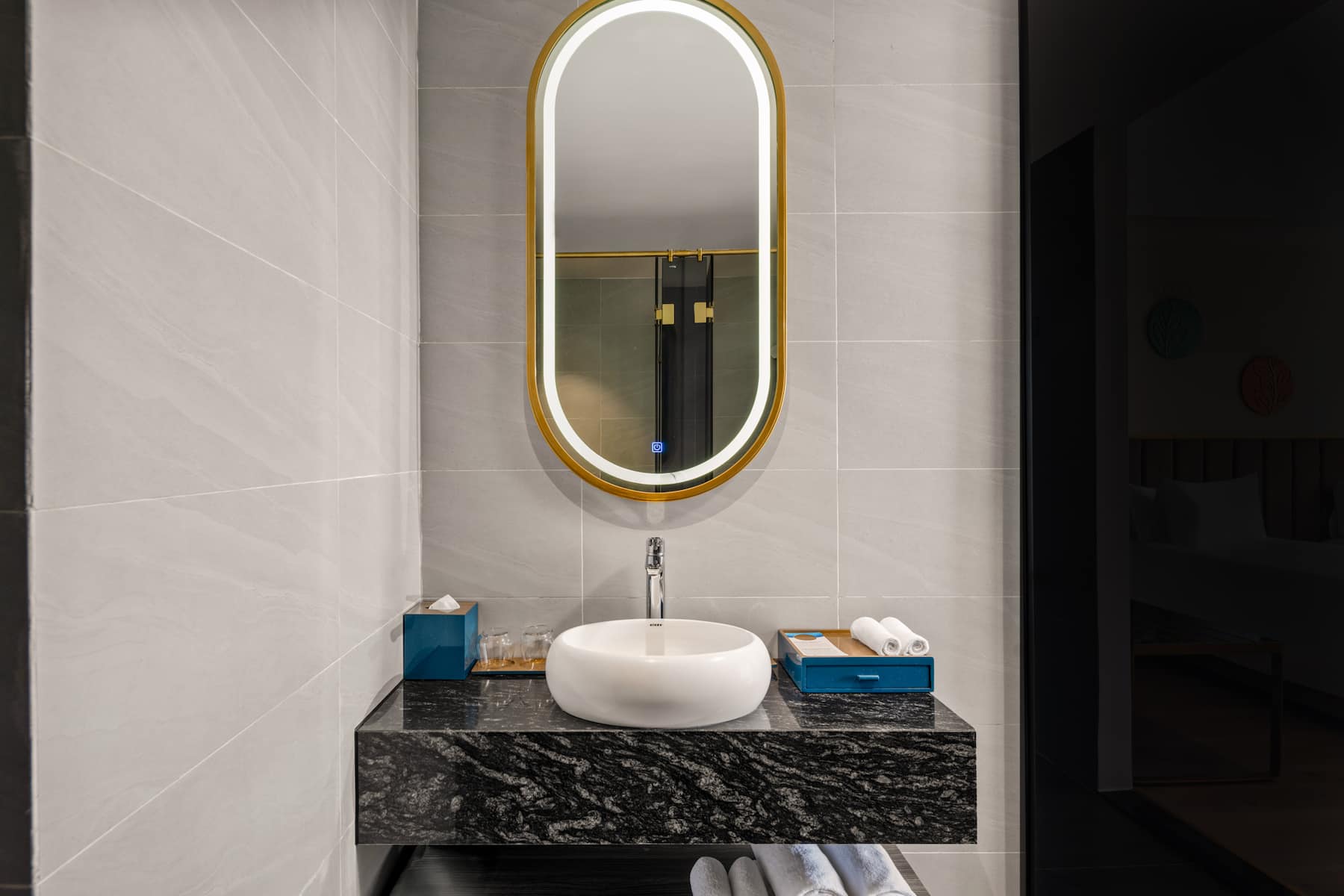 Guest room bath at the Wyndham Hoi An Royal Beachfront Resort & Villas in Hoi An, Other than US/Canada