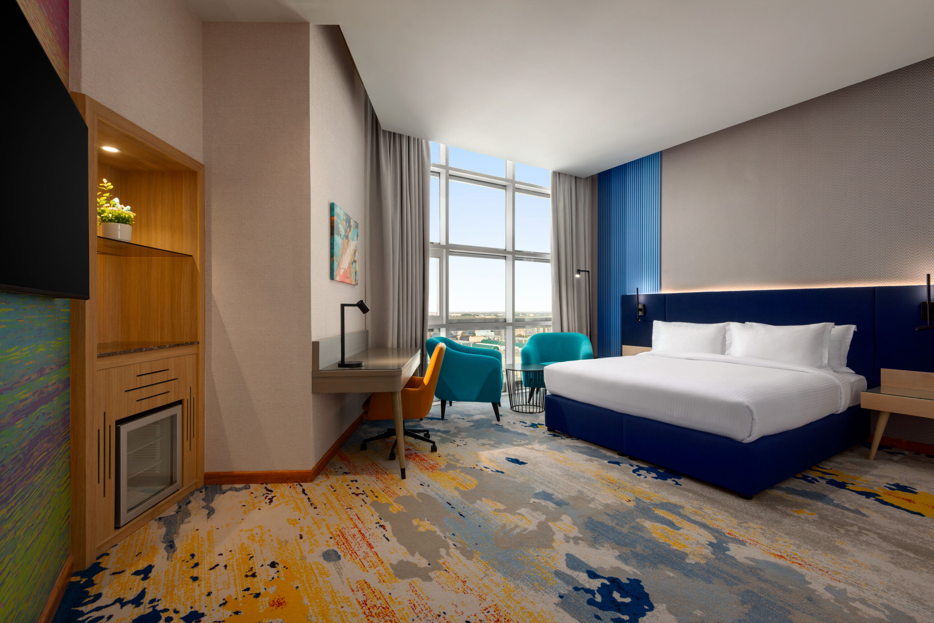 Guest room at the La Quinta by Wyndham Abu Dhabi Al Wahda in Abu Dhabi, Other than US/Canada