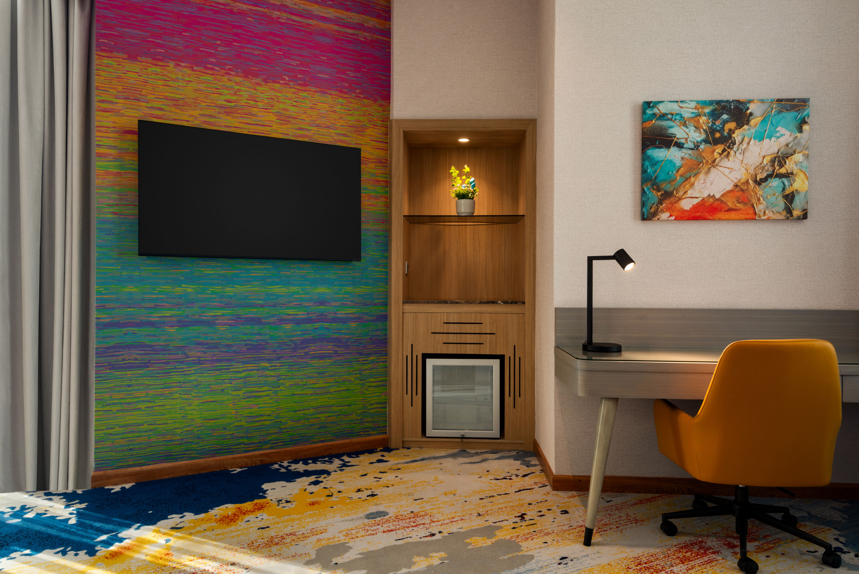 Guest room at the La Quinta by Wyndham Abu Dhabi Al Wahda in Abu Dhabi, Other than US/Canada