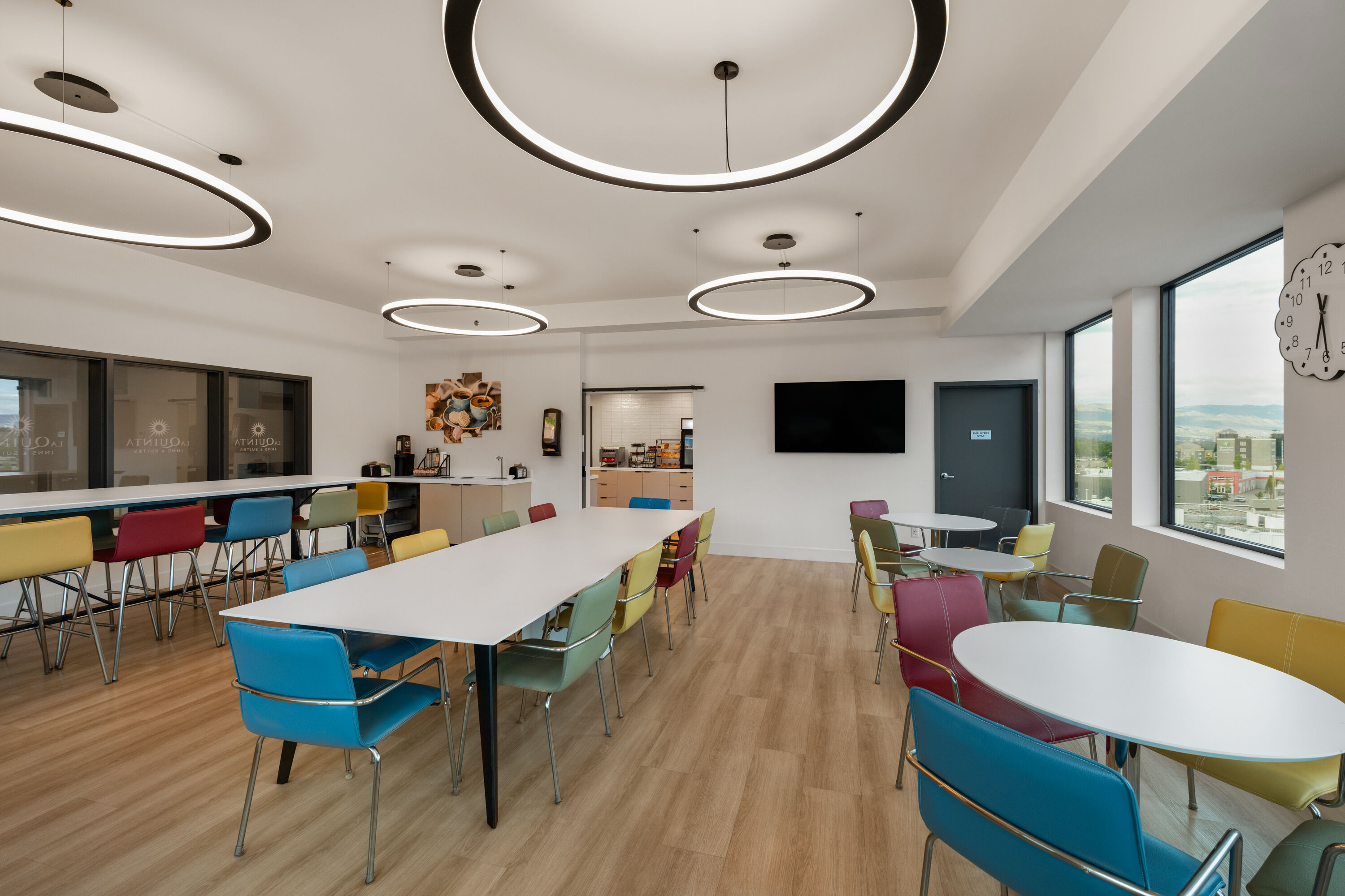 Free breakfast at La Quinta Inn & Suites by Wyndham Kelowna BC in Kelowna, British Columbia