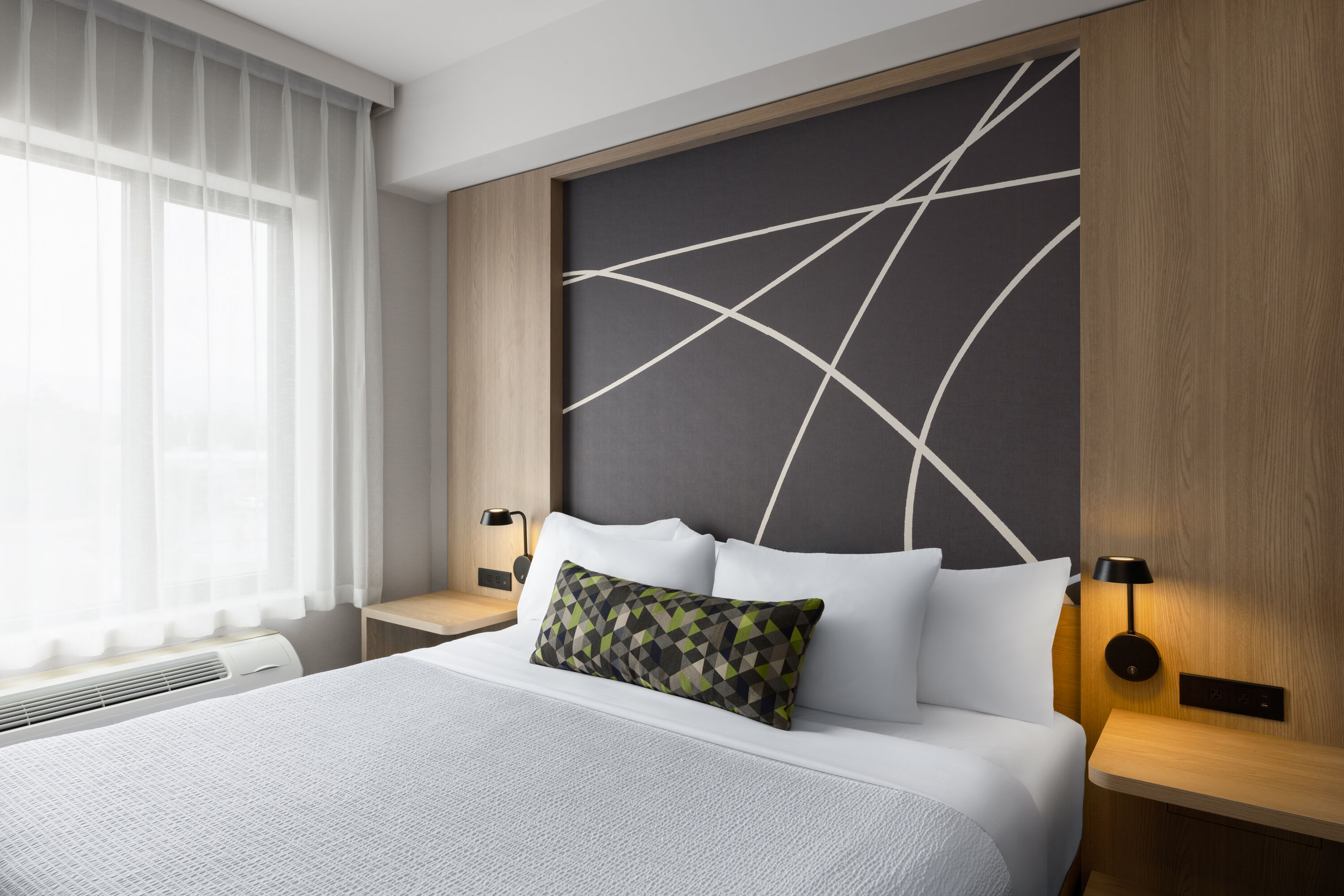 Guest room at the La Quinta Inn & Suites by Wyndham Kelowna BC in Kelowna, British Columbia