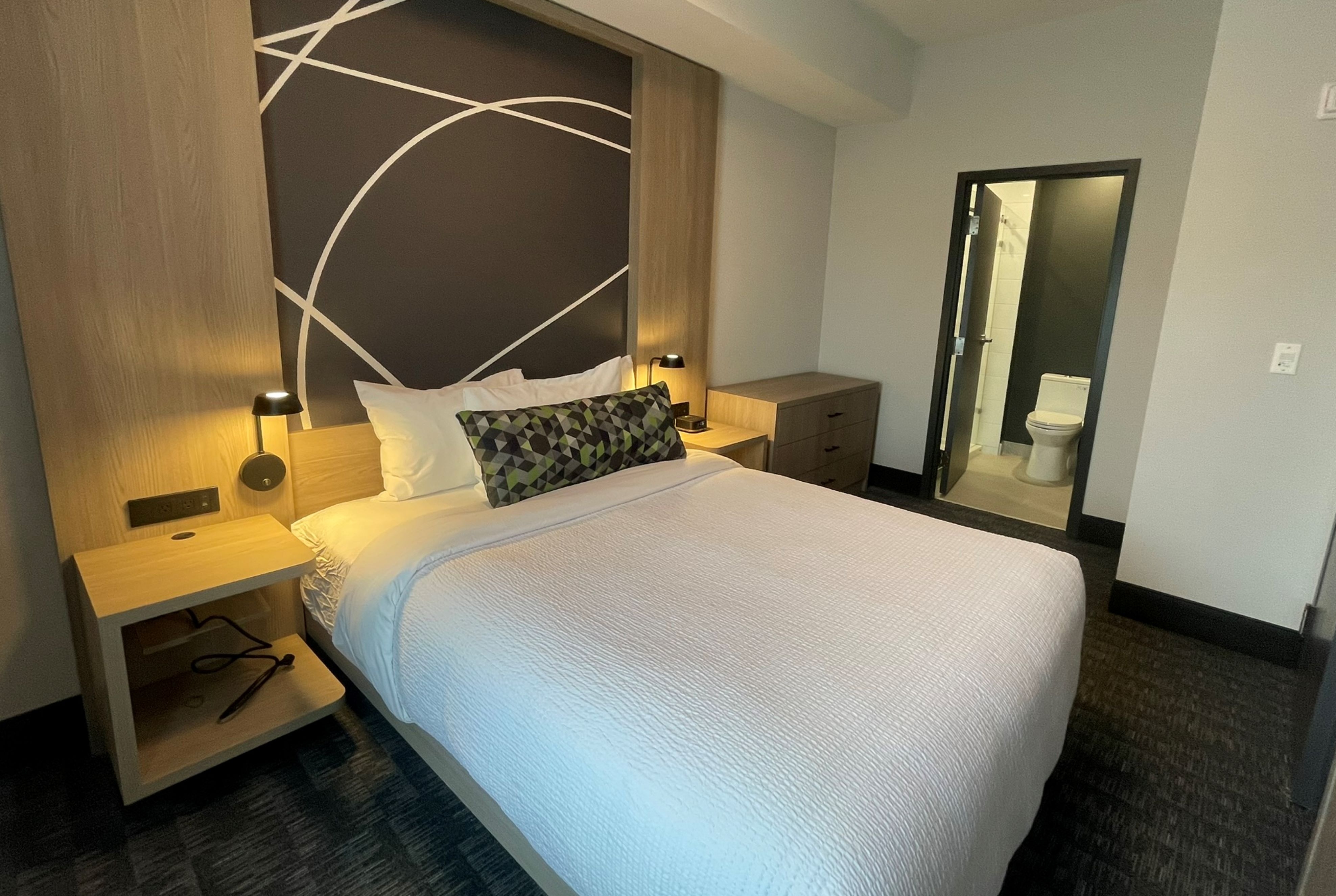 Guest room at the La Quinta Inn & Suites by Wyndham Kelowna BC in Kelowna, British Columbia