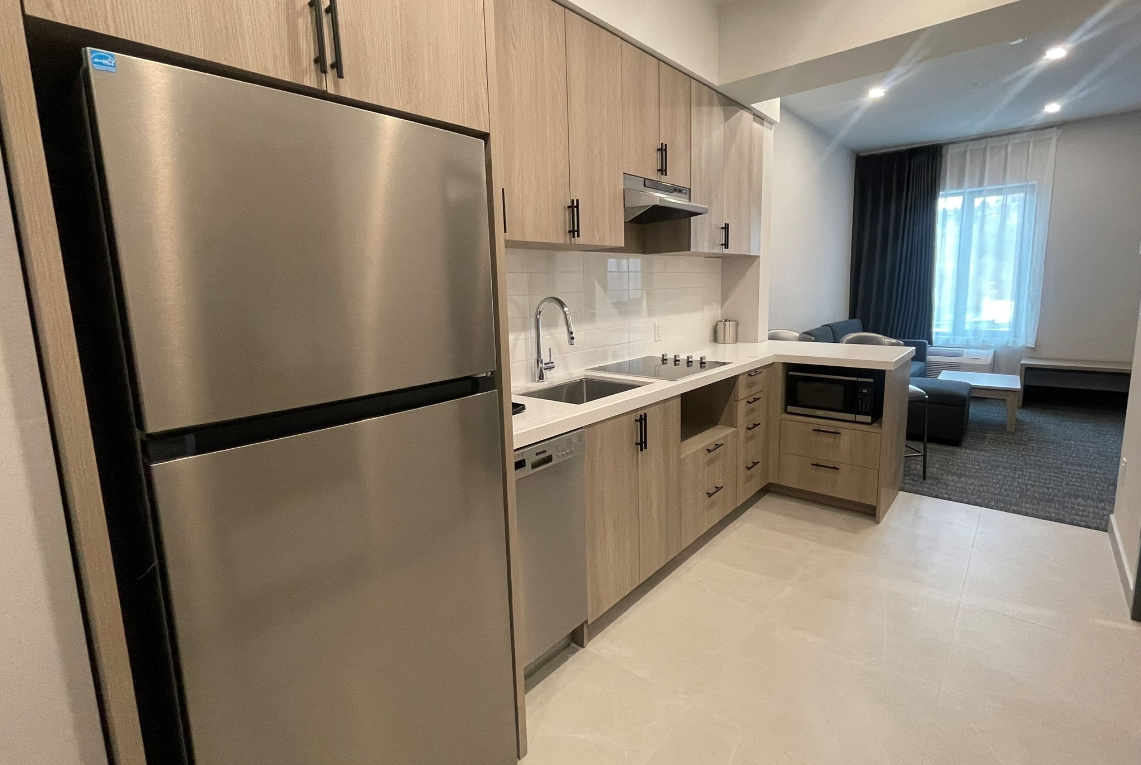 Guest room at the La Quinta Inn & Suites by Wyndham Kelowna BC in Kelowna, British Columbia