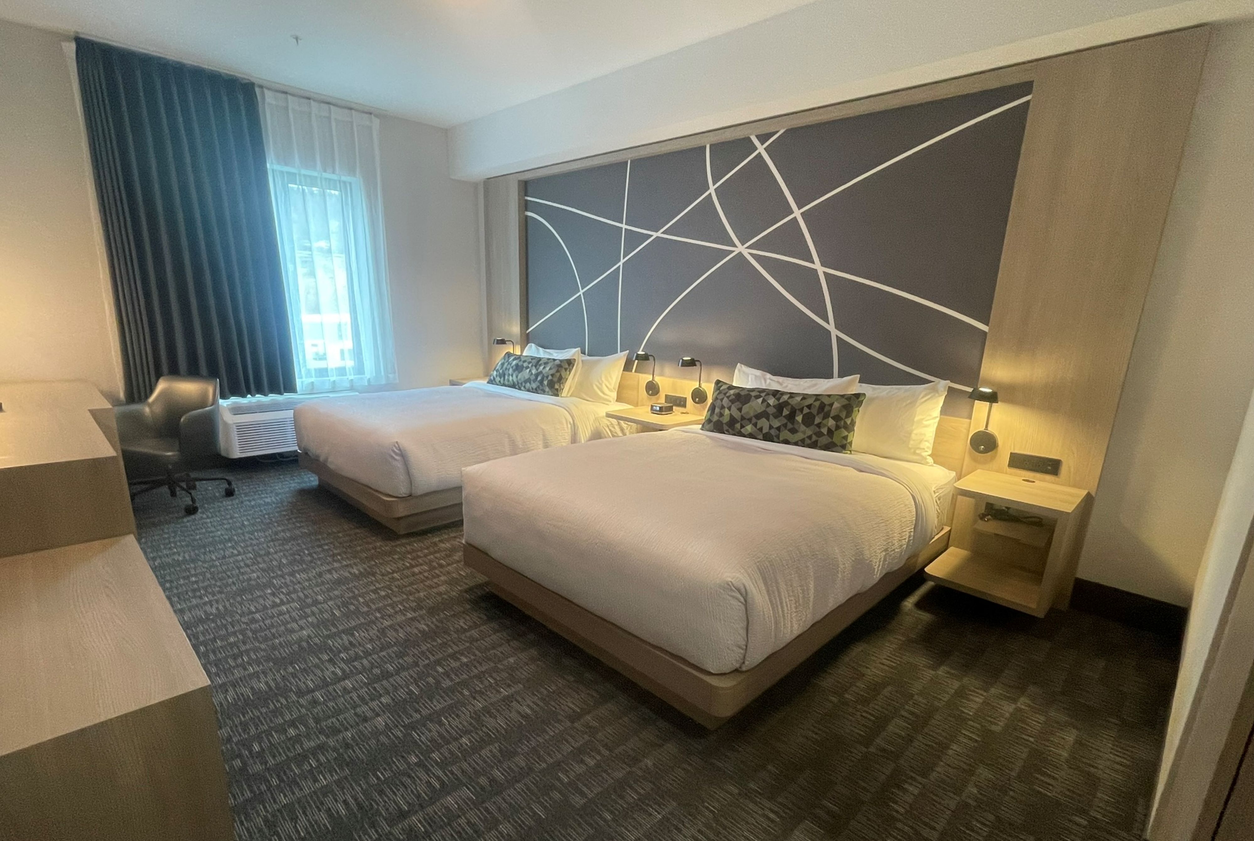 Guest room at the La Quinta Inn & Suites by Wyndham Kelowna BC in Kelowna, British Columbia