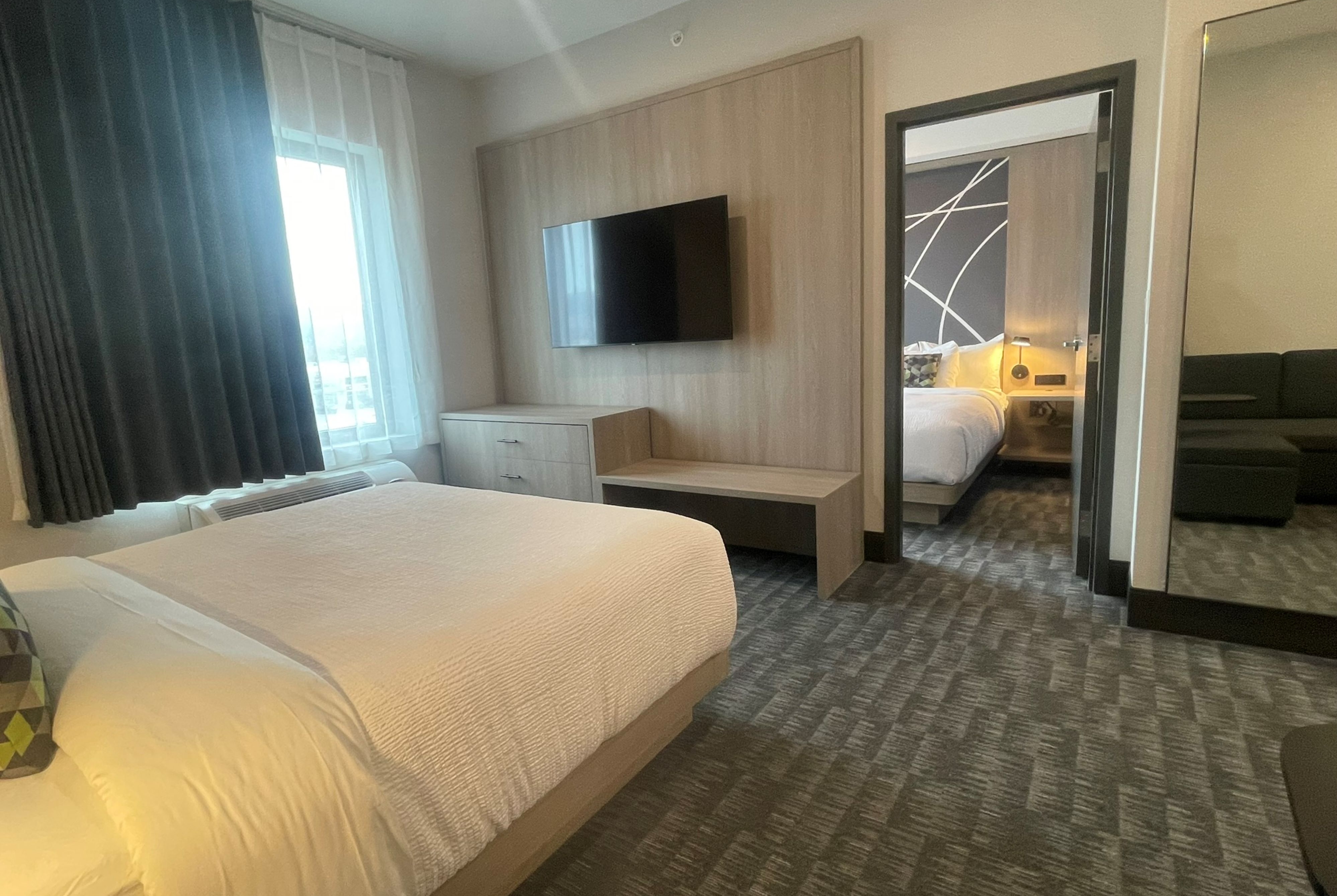 Guest room at the La Quinta Inn & Suites by Wyndham Kelowna BC in Kelowna, British Columbia