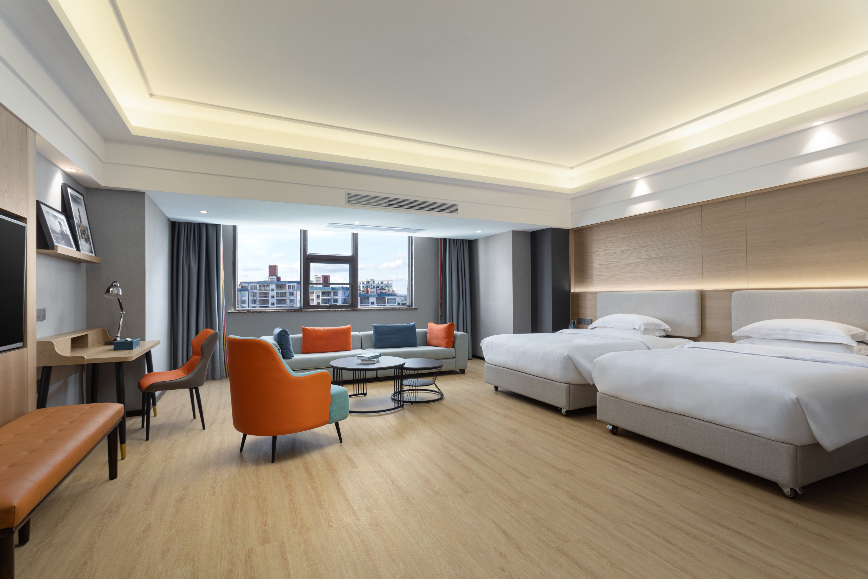 Guest room at the La Quinta by Wyndham Qionghai Yinhai in Qionghai, Other than US/Canada