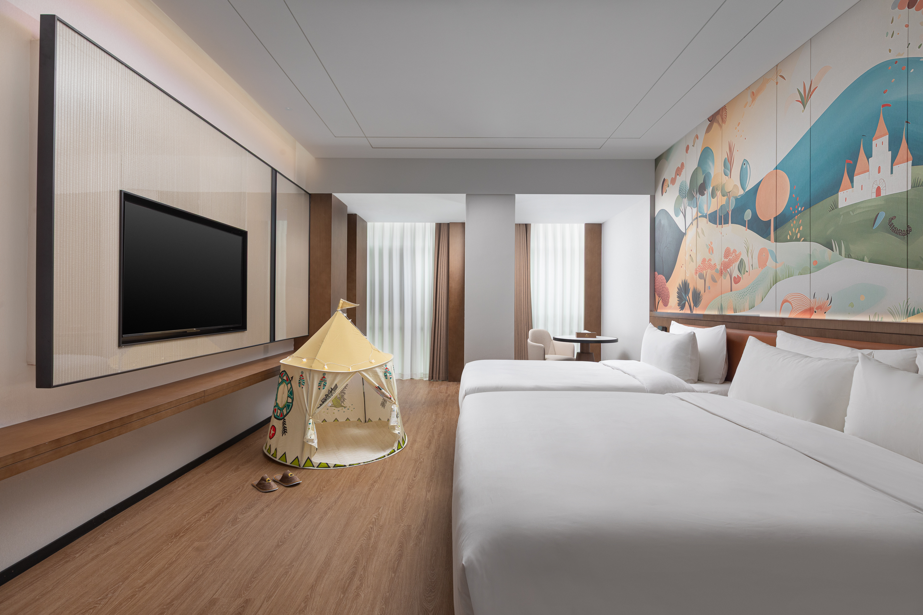 Guest room at the La Quinta by Wyndham Suzhou Yangshan in Suzhou, Other than US/Canada