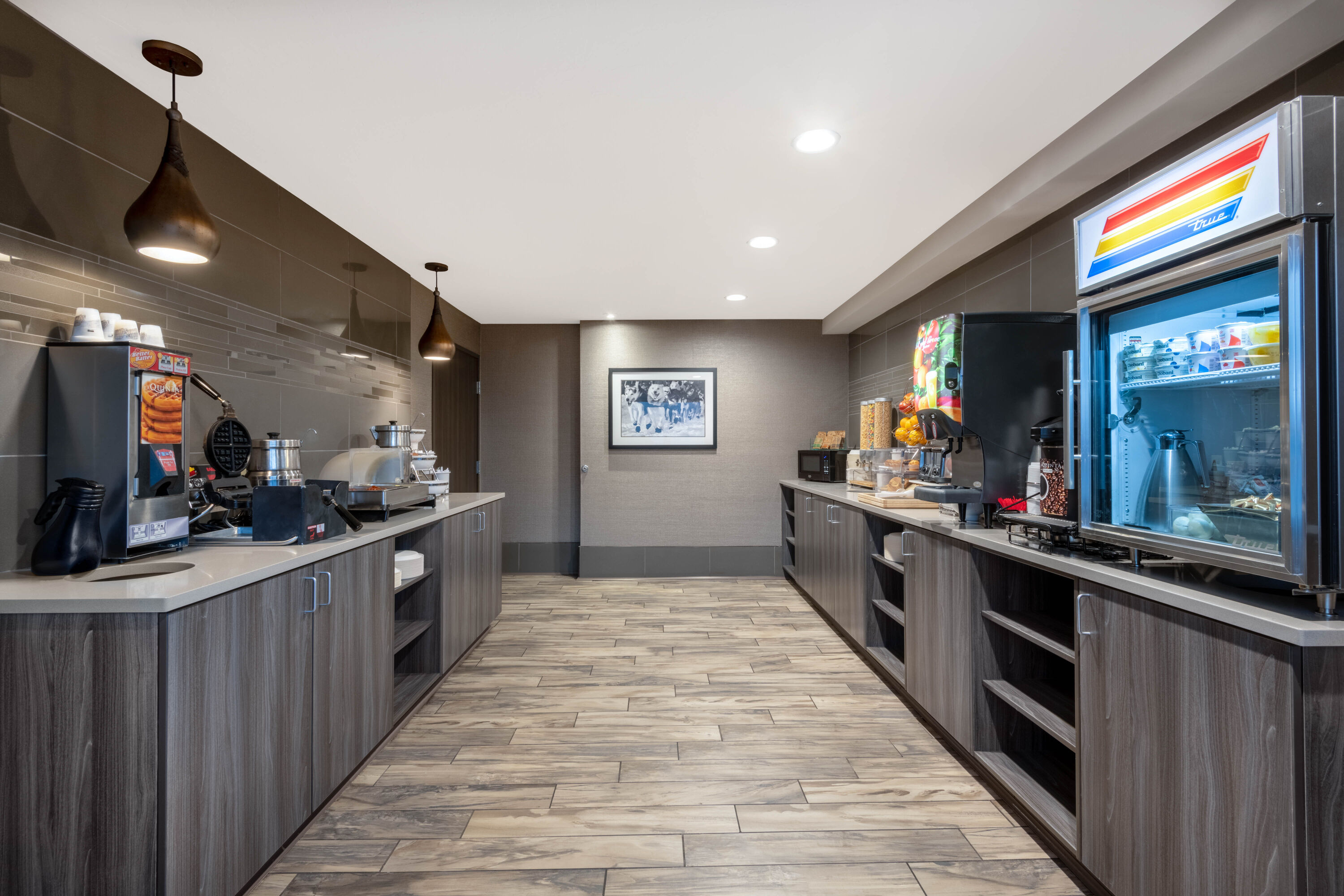 Free breakfast at La Quinta Inn & Suites by Wyndham Anchorage Airport in Anchorage, Alaska